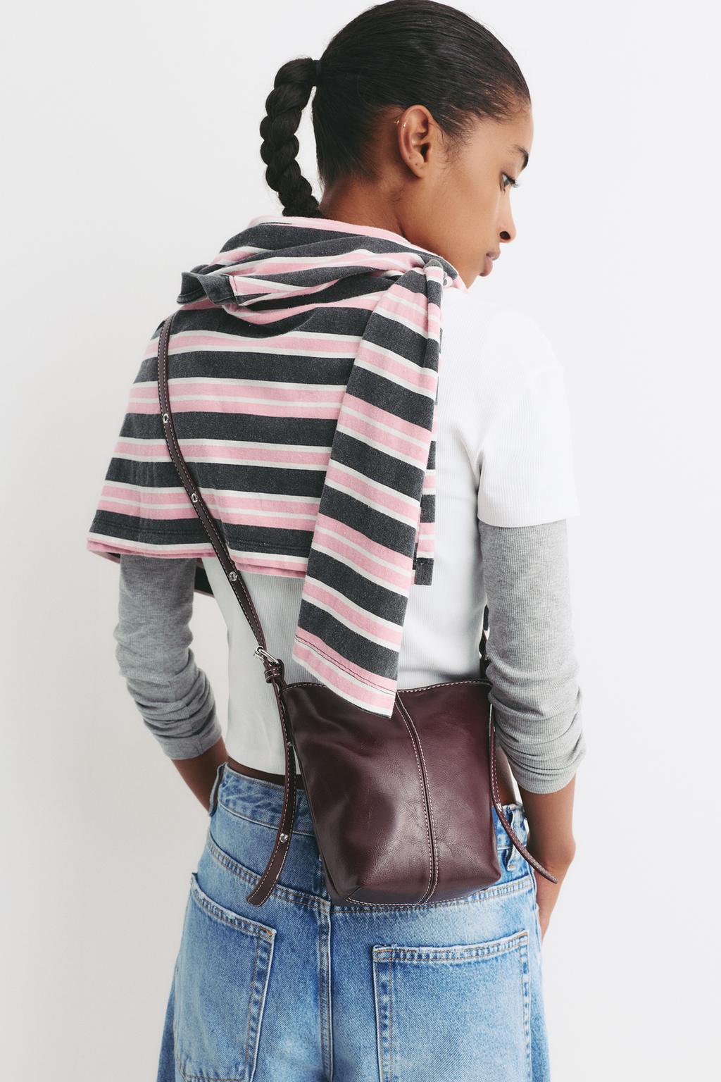 Borsa a tracolla cuciture PULL&BEAR - Main Image