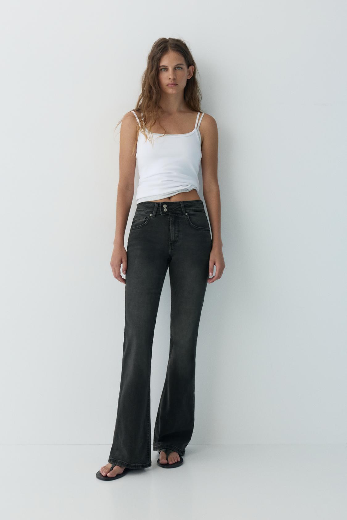 Nina Carter Jeans Flared Bootcut Donna – Vita Alta, Gamba Svasata, 98% Cotone 2% Elastan, Lavabile A Mano