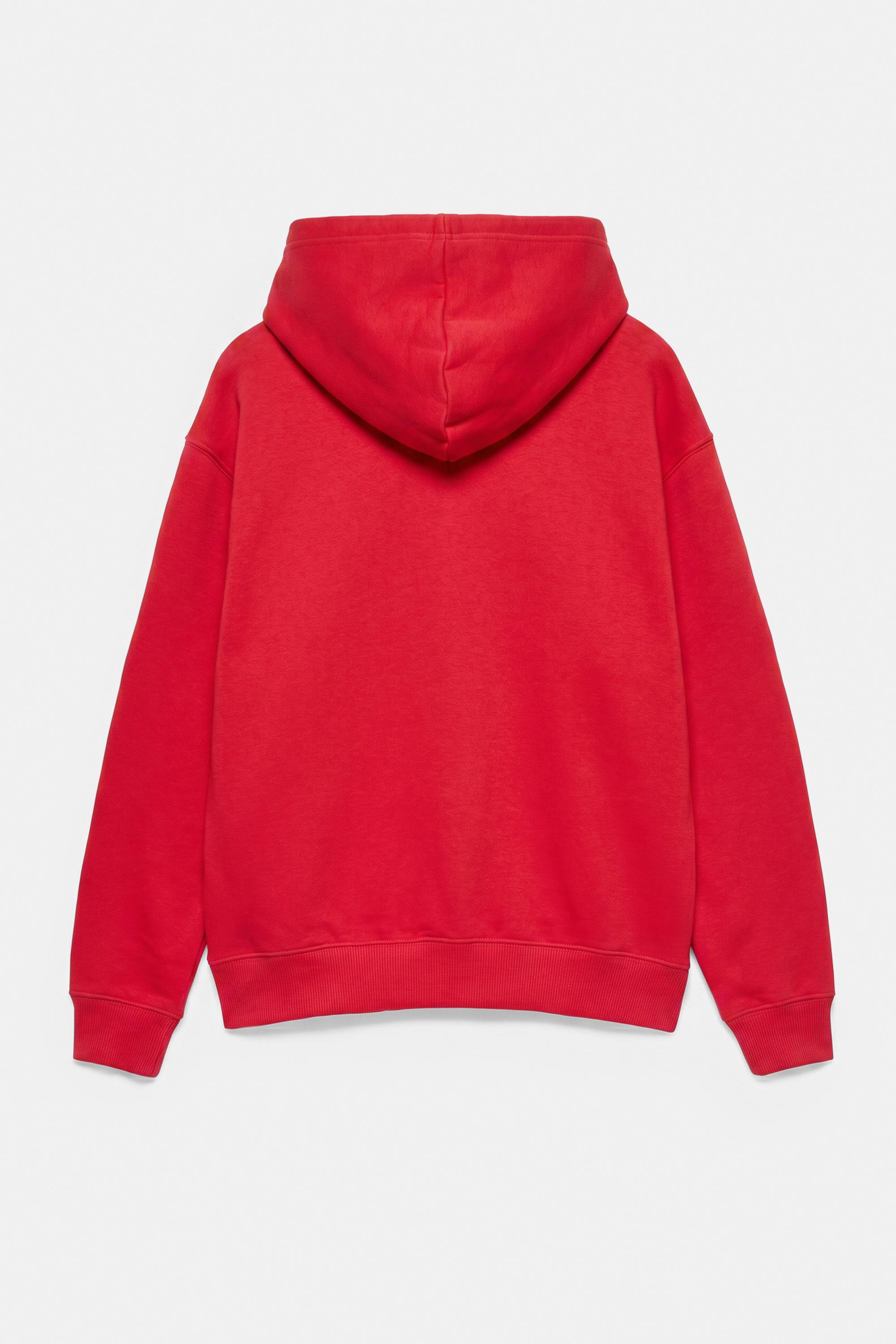 Basic hoodie — Red