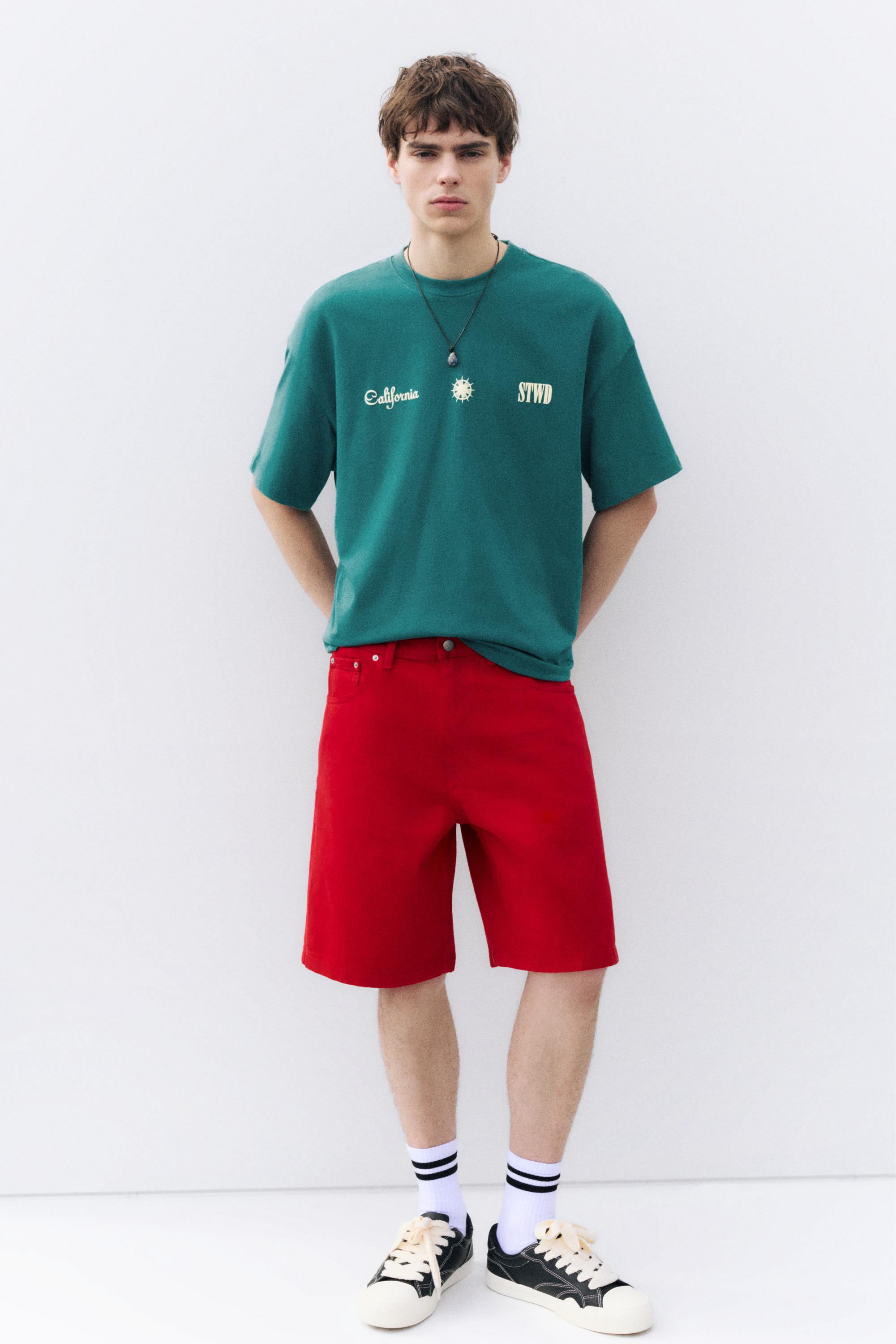 STWD boxy T-shirt — Green