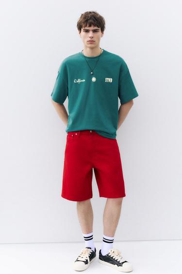STWD boxy T-shirt — Green 1
