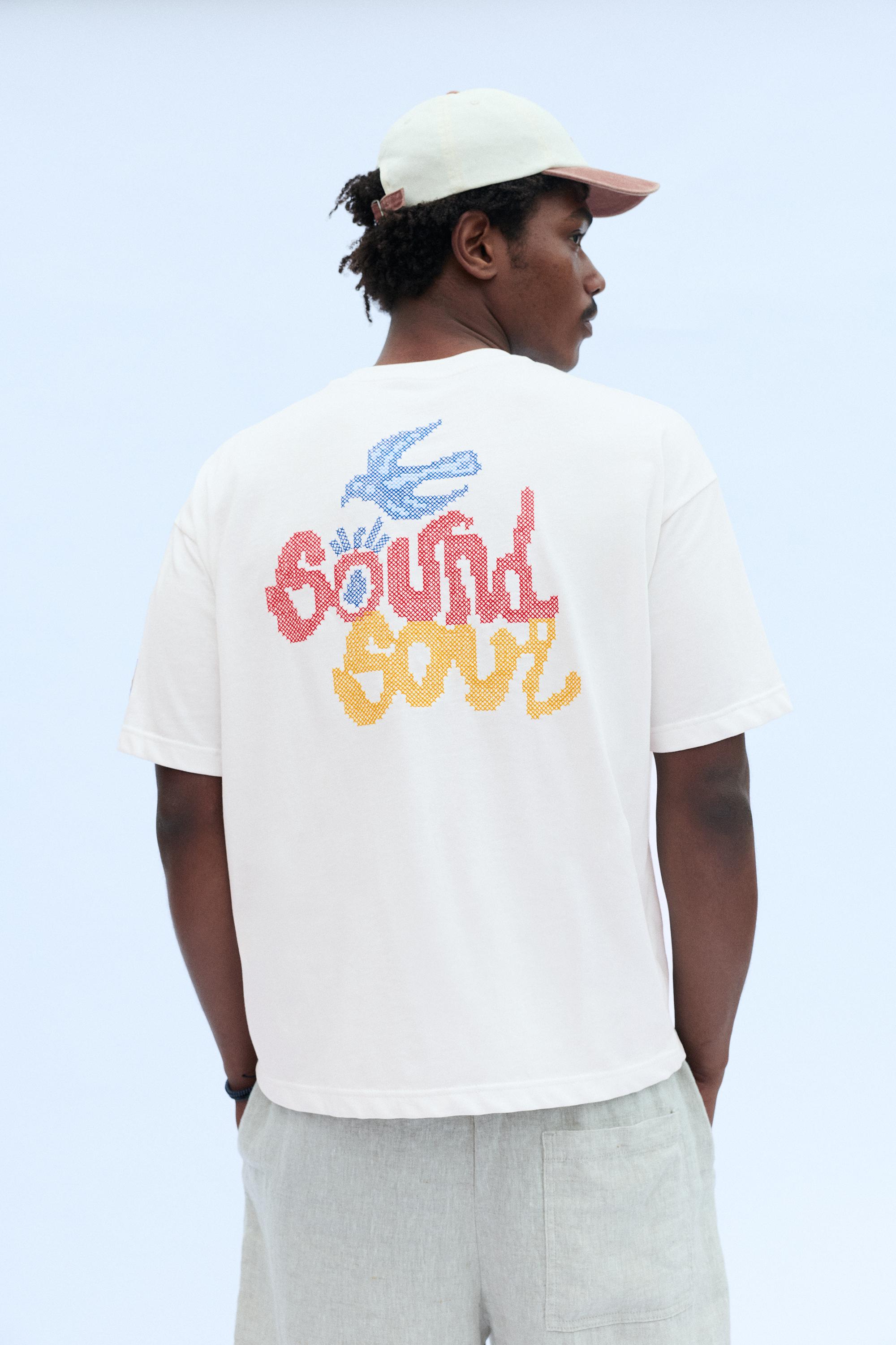 Relaxed fit Ibiza T-shirt — Off white