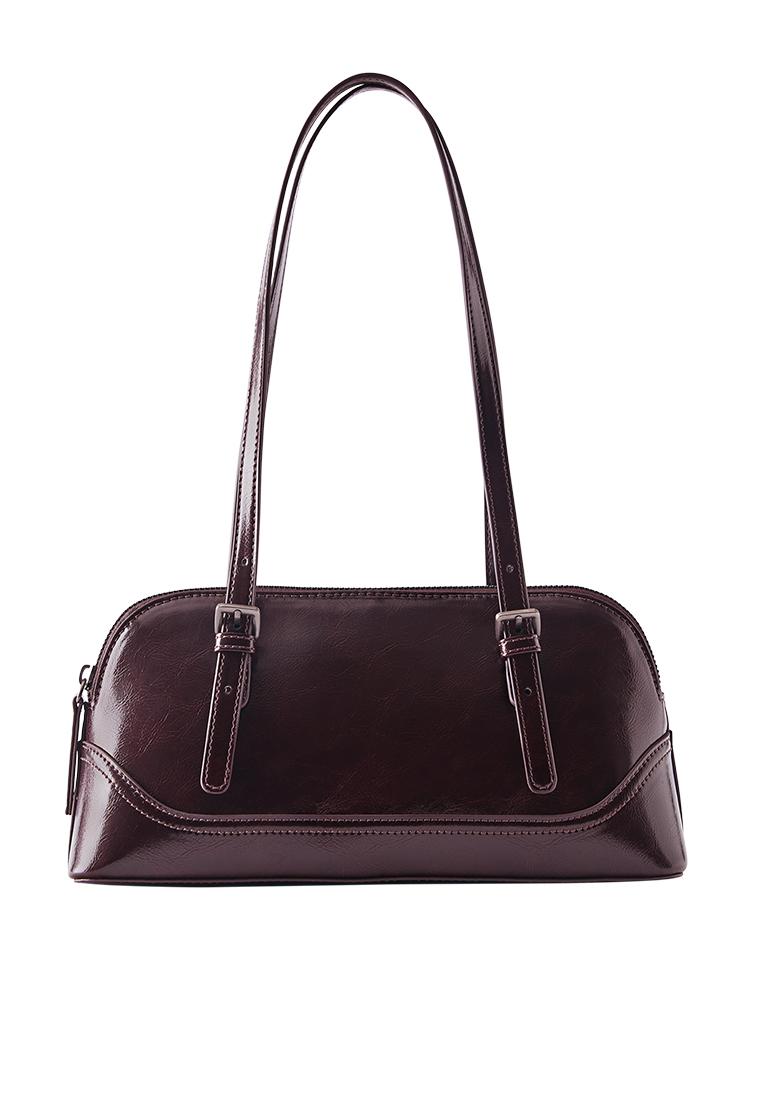 Bowling shoulder bag — Maroon
