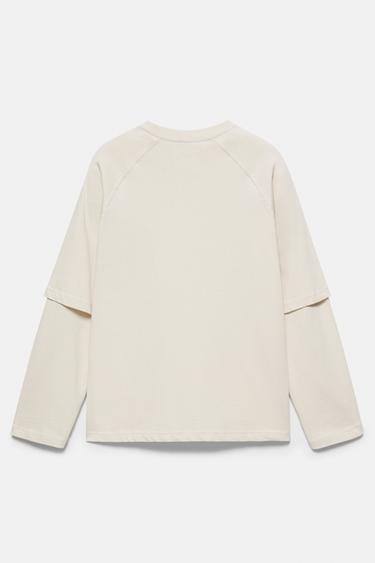 Double sleeve T-shirt — Sand 7