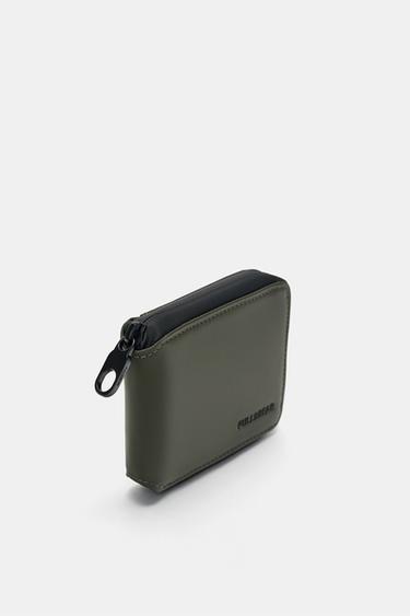Rubberised wallet — Khaki 2