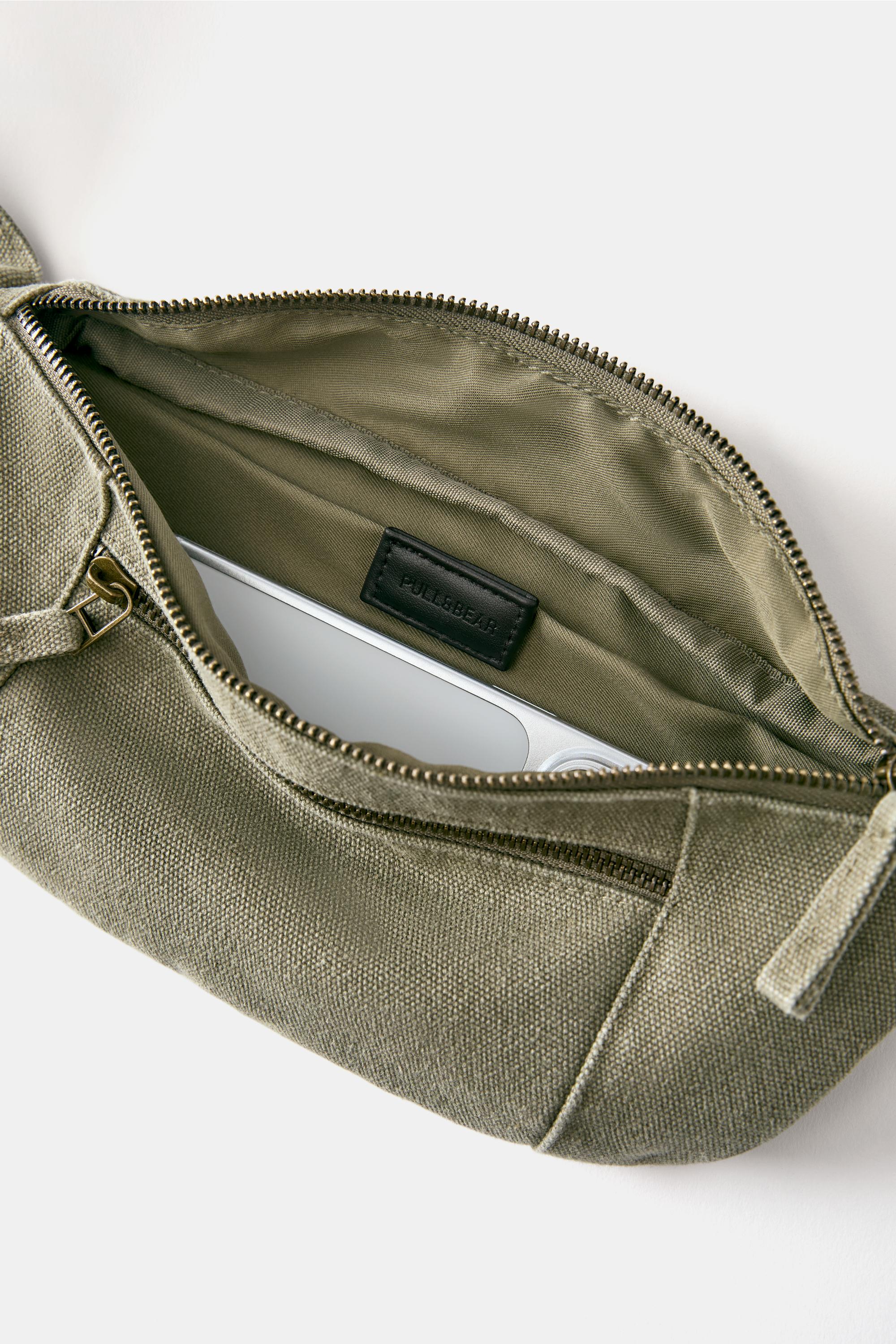 Canvas belt bag — Khaki