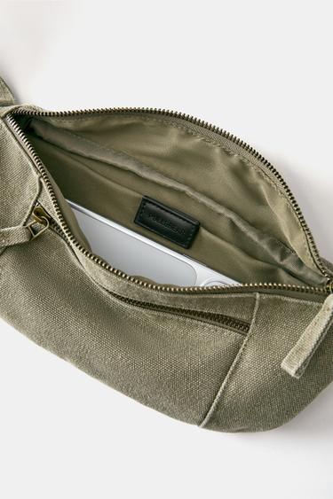 Canvas belt bag — Khaki 5