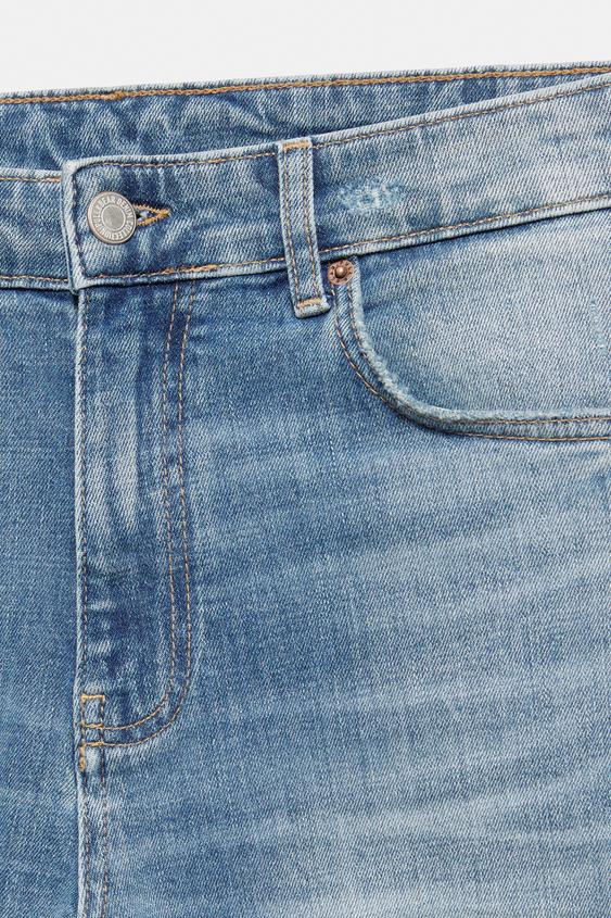 Jeansy skinny z przetarciami