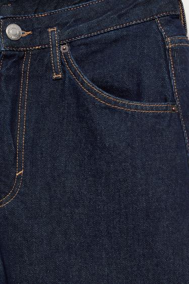 Low-rise barrel jeans — Navy 8