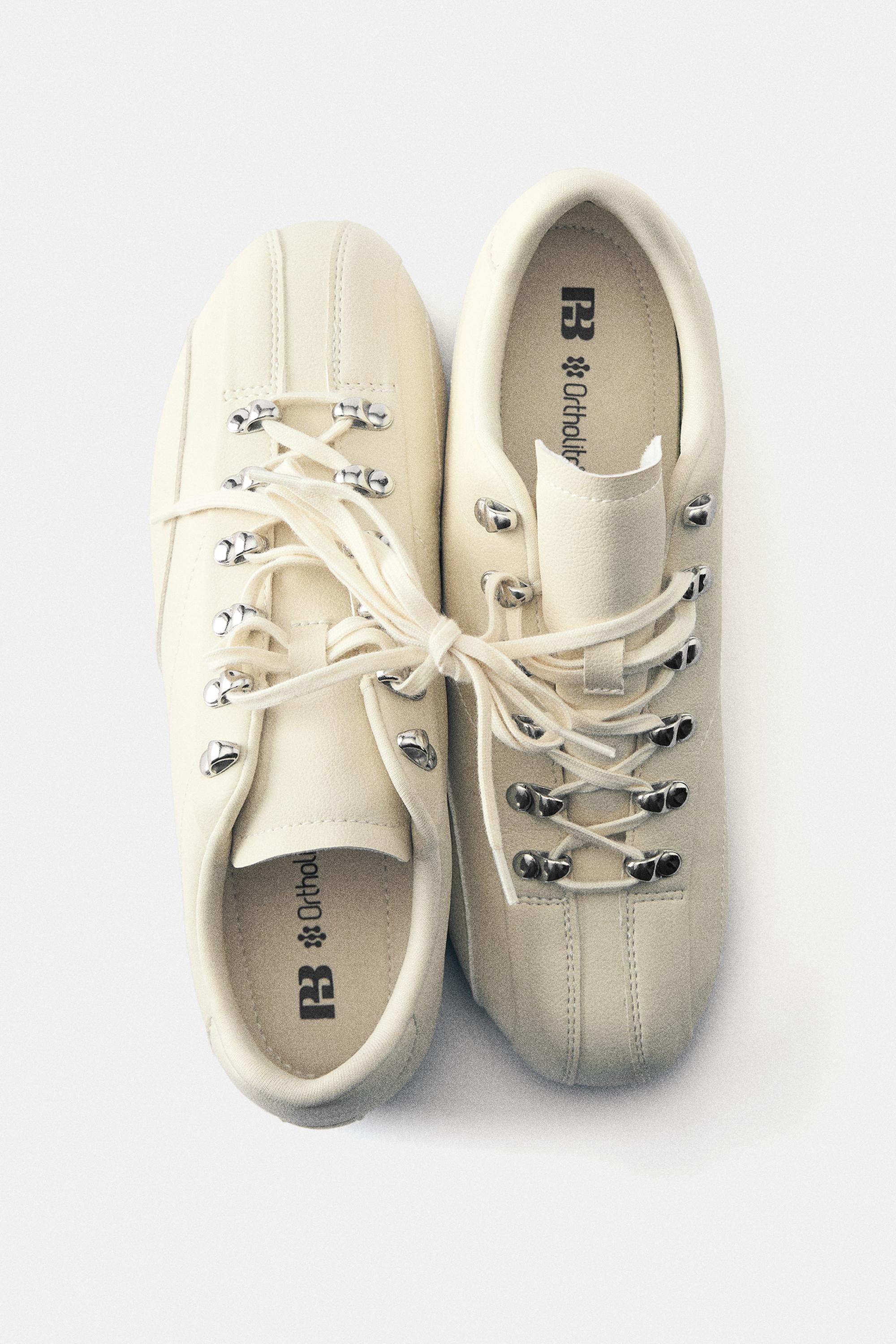 Bowling trainers — Ecru