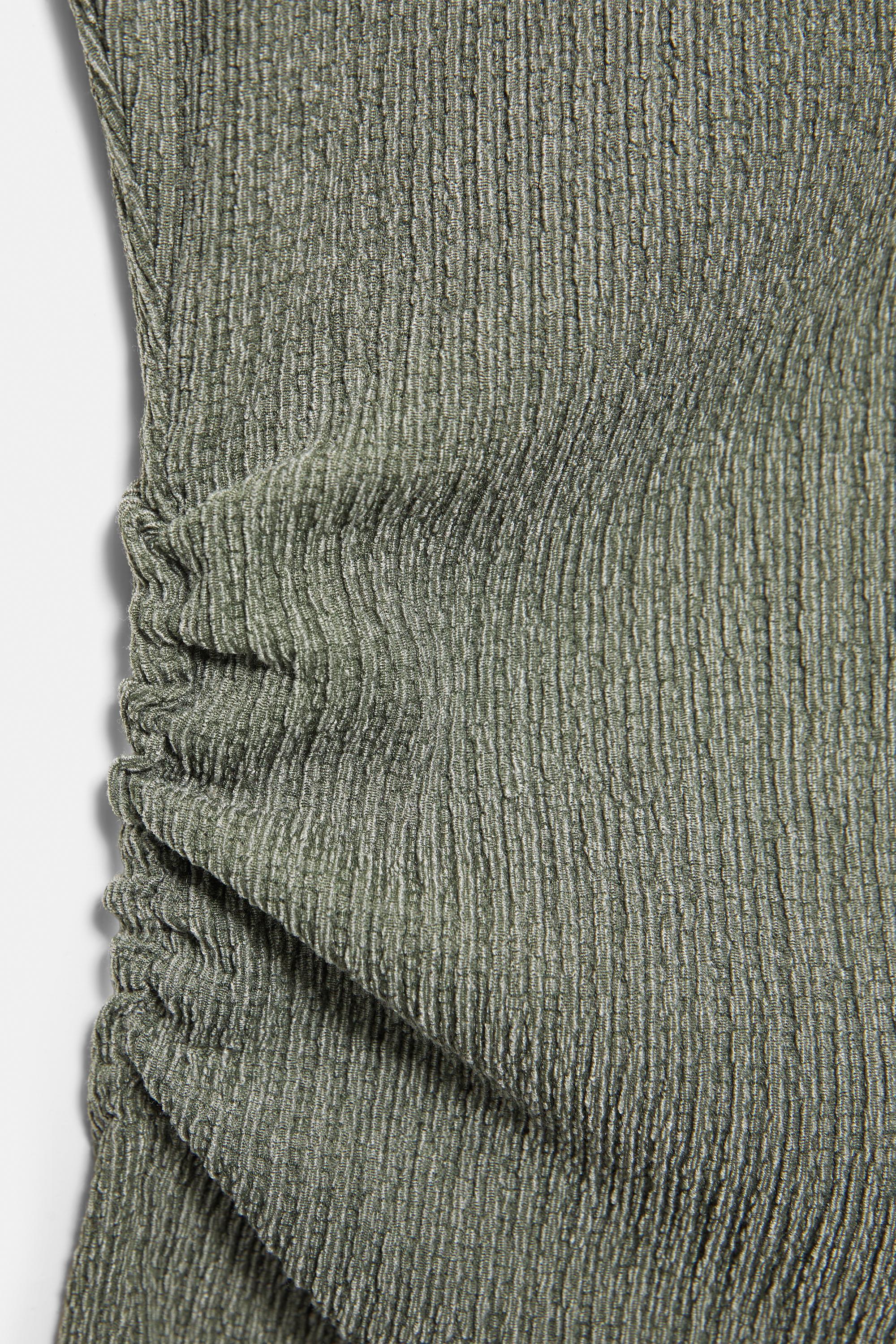 Crepe top — Khaki