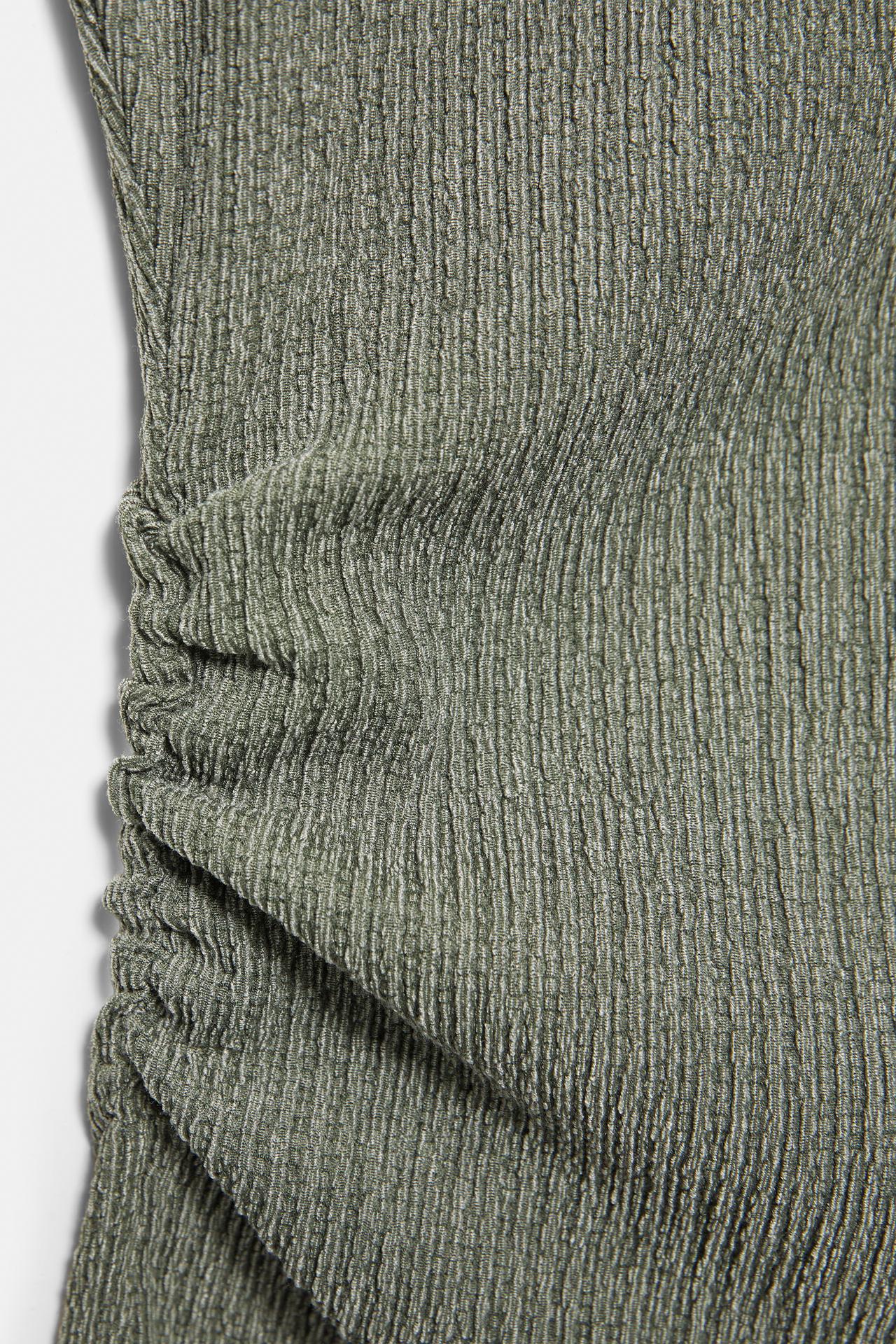 Crepe top — Khaki