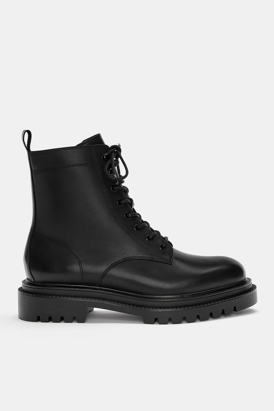 Bota Agujetas Bota Militar Pull And Bear Botines Tacon Botas Militares Mujer Plataforma Pull And Bear