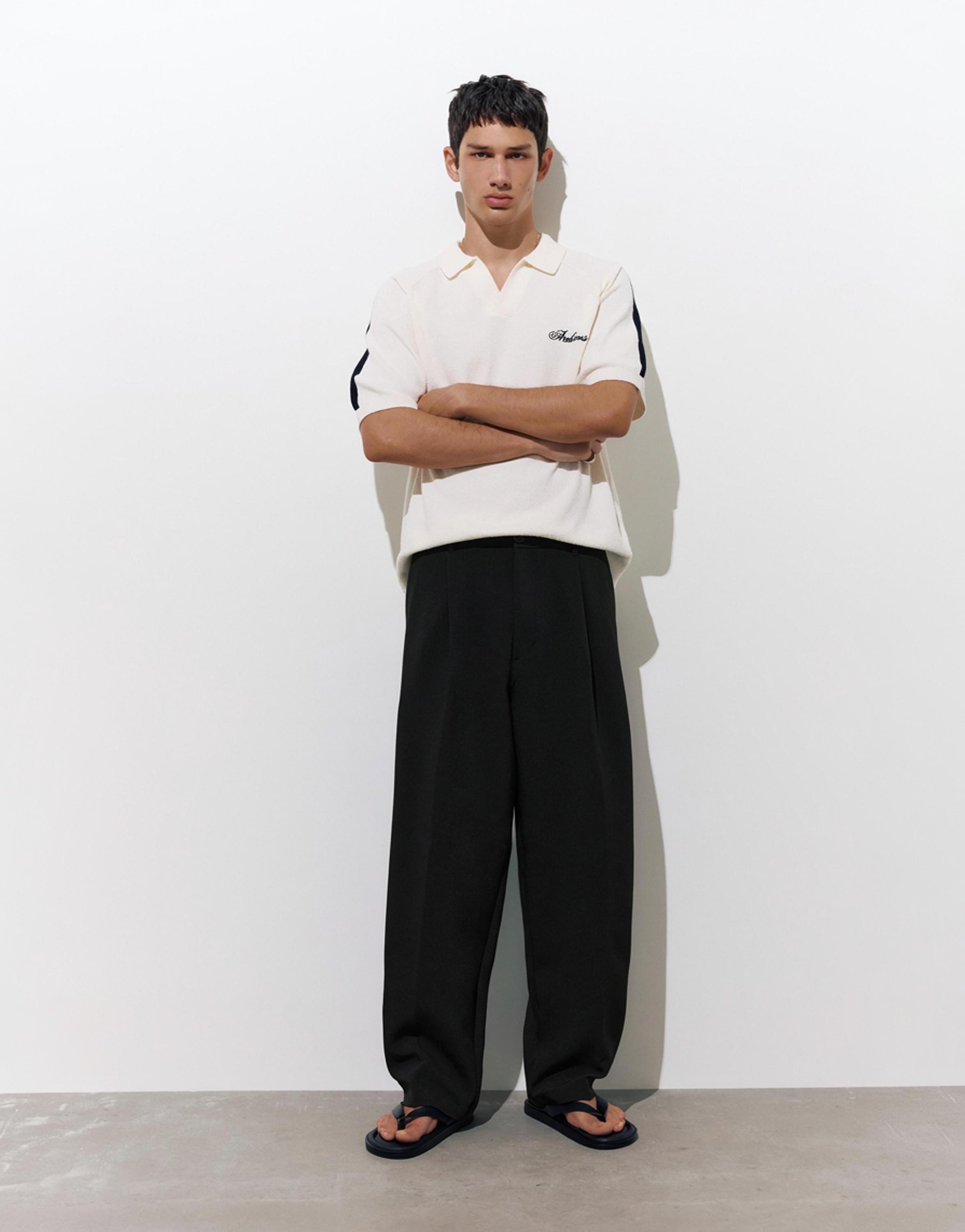 Tailored fit pilili pantolon - Görsel 13