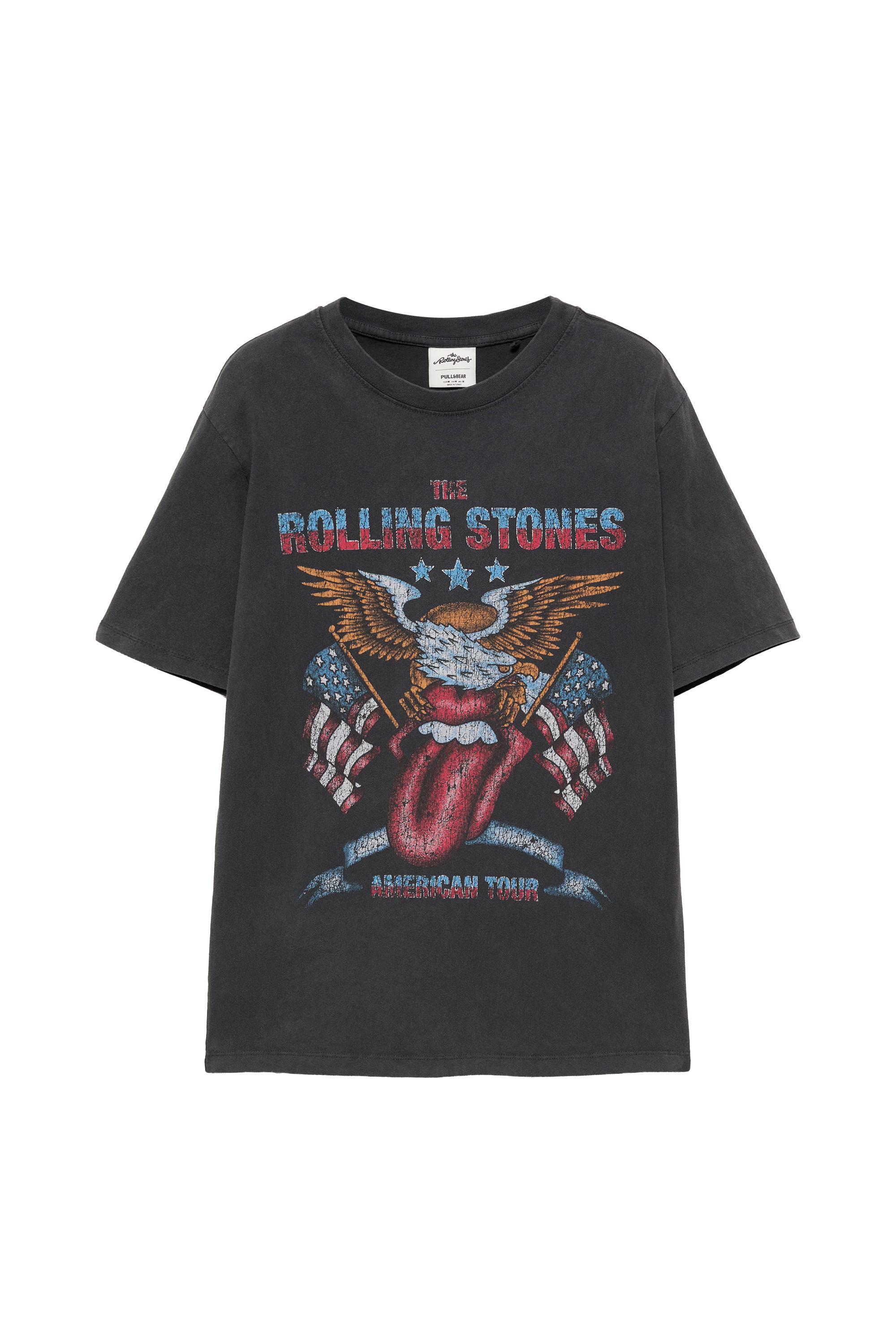 Pull&Bear Rolling Stones Tişört görsel 3
