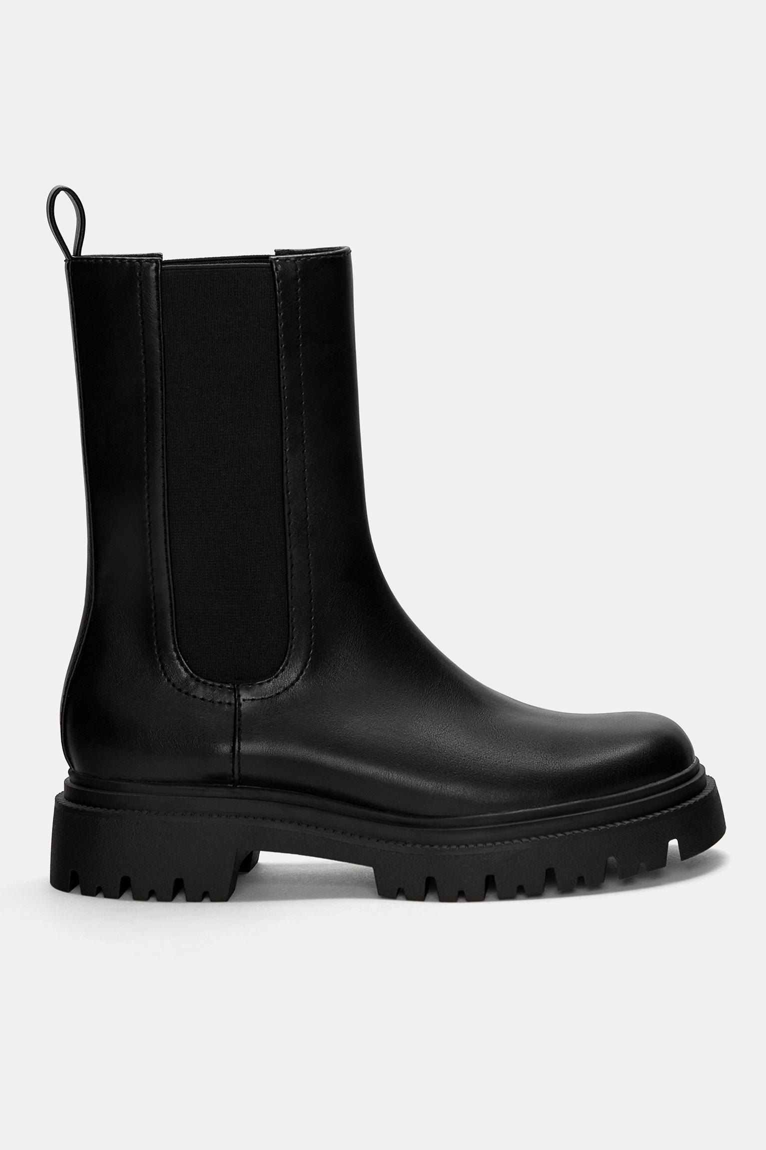 Chunky Chelsea boots pull bear