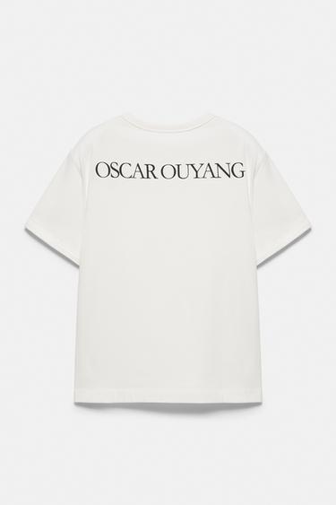 Oscar Ouyang stud T-shirt — White 7