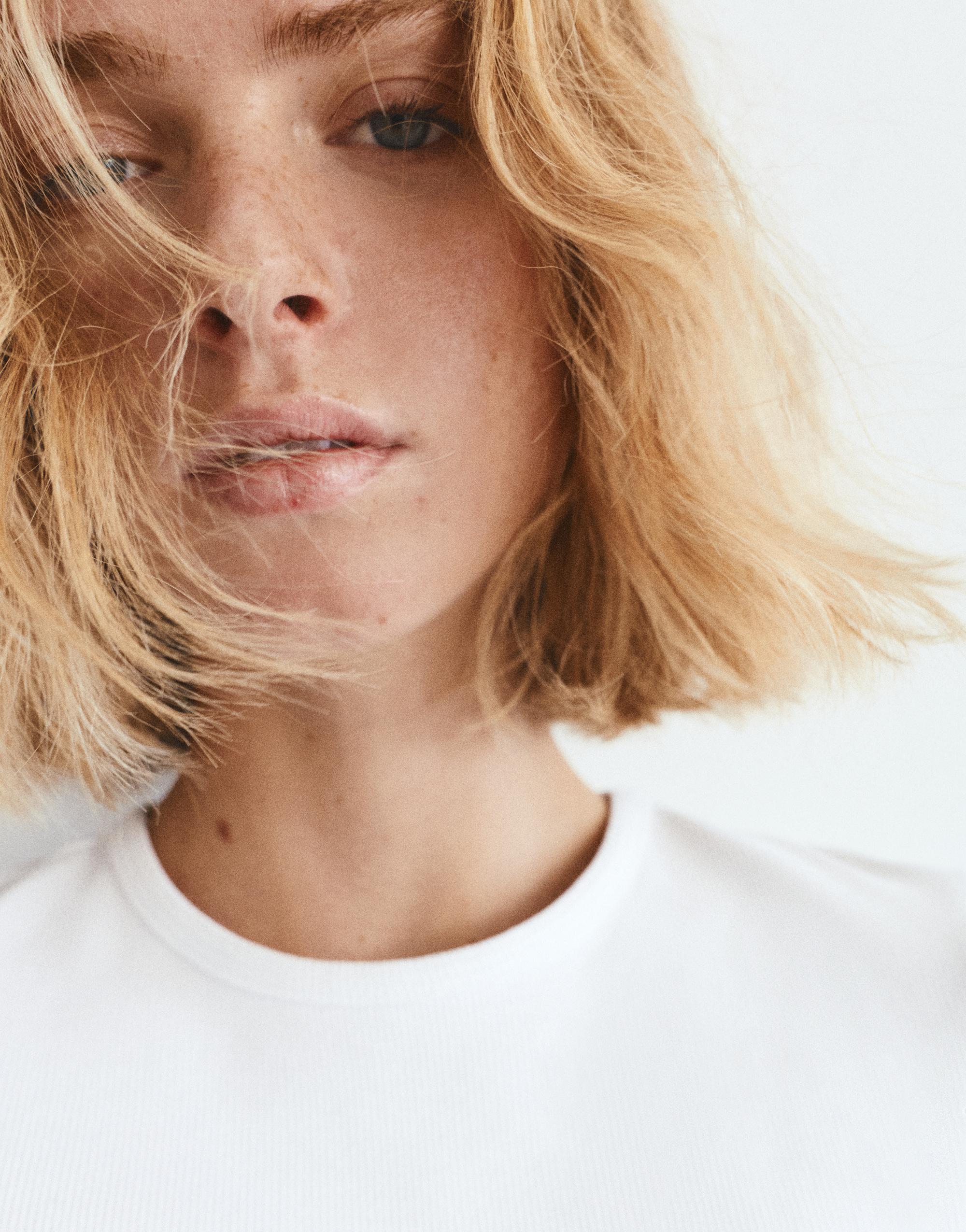 Fitilli kısa kollu t-shirt - Görsel 44