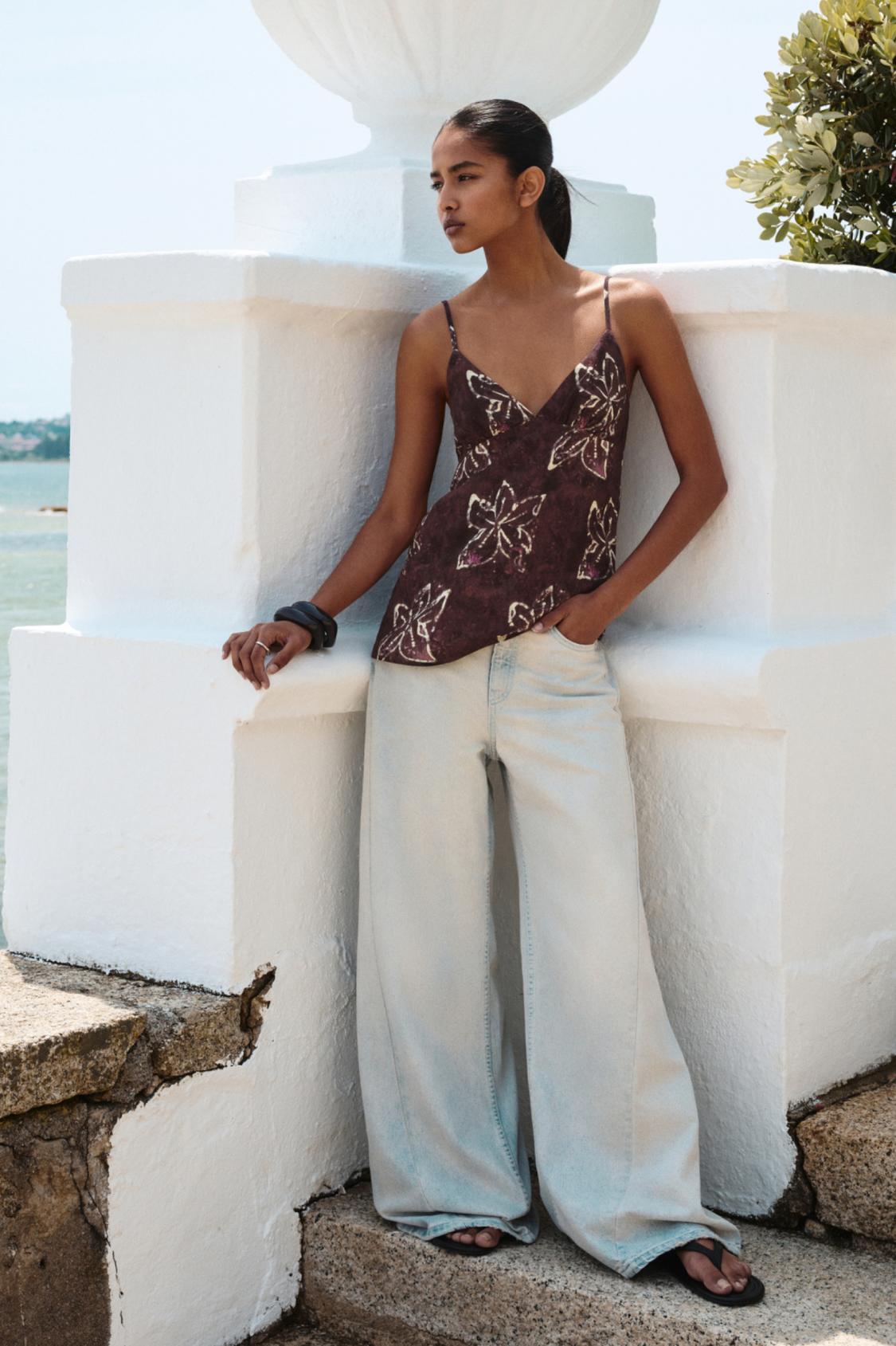 Pants Pull And Bear Premaman Jeans A Palazzo Vita Bassa Jeans Wide Leg Vita  Bassa PULL&BEAR