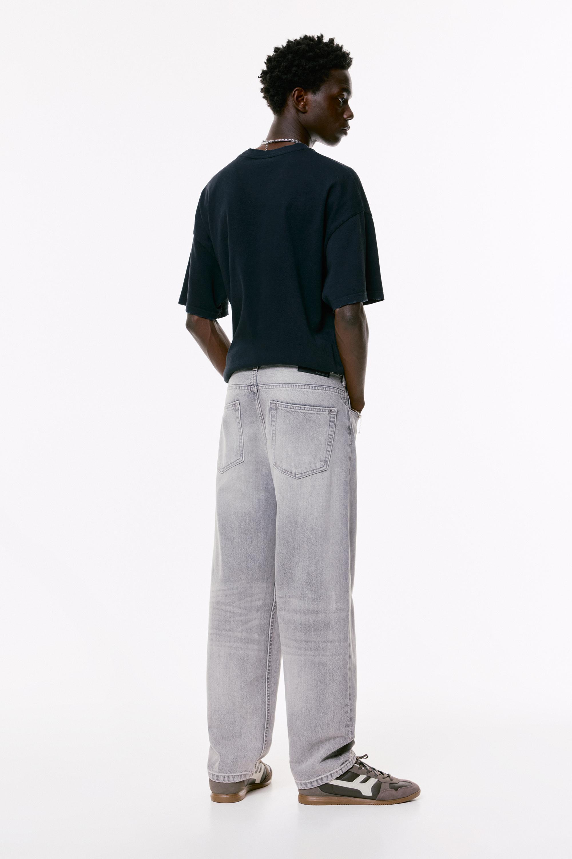 Baggy jeans — Pale grey