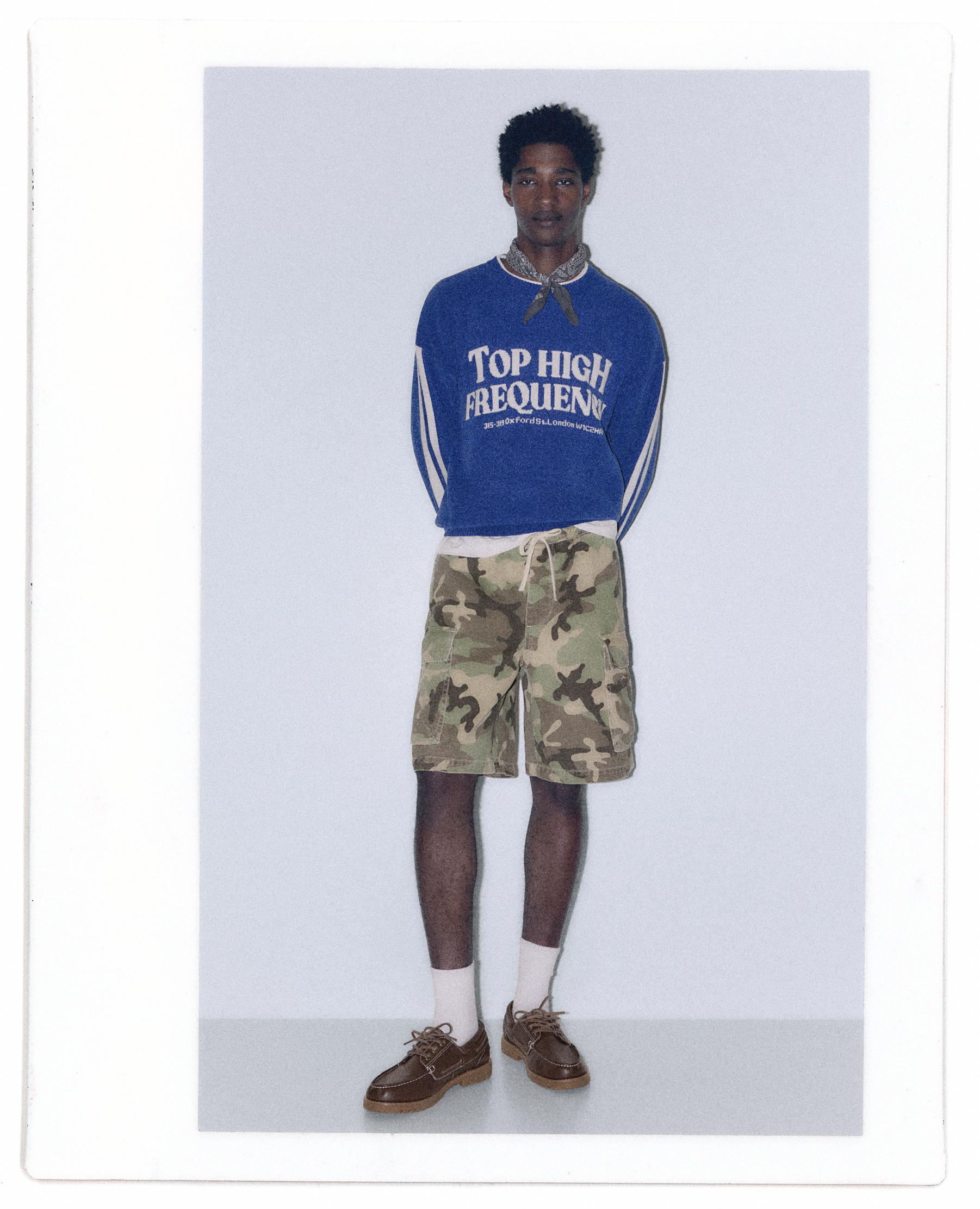 Cargo Bermuda shorts — Khaki