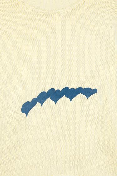Oversize heart jumper — Yellow 8