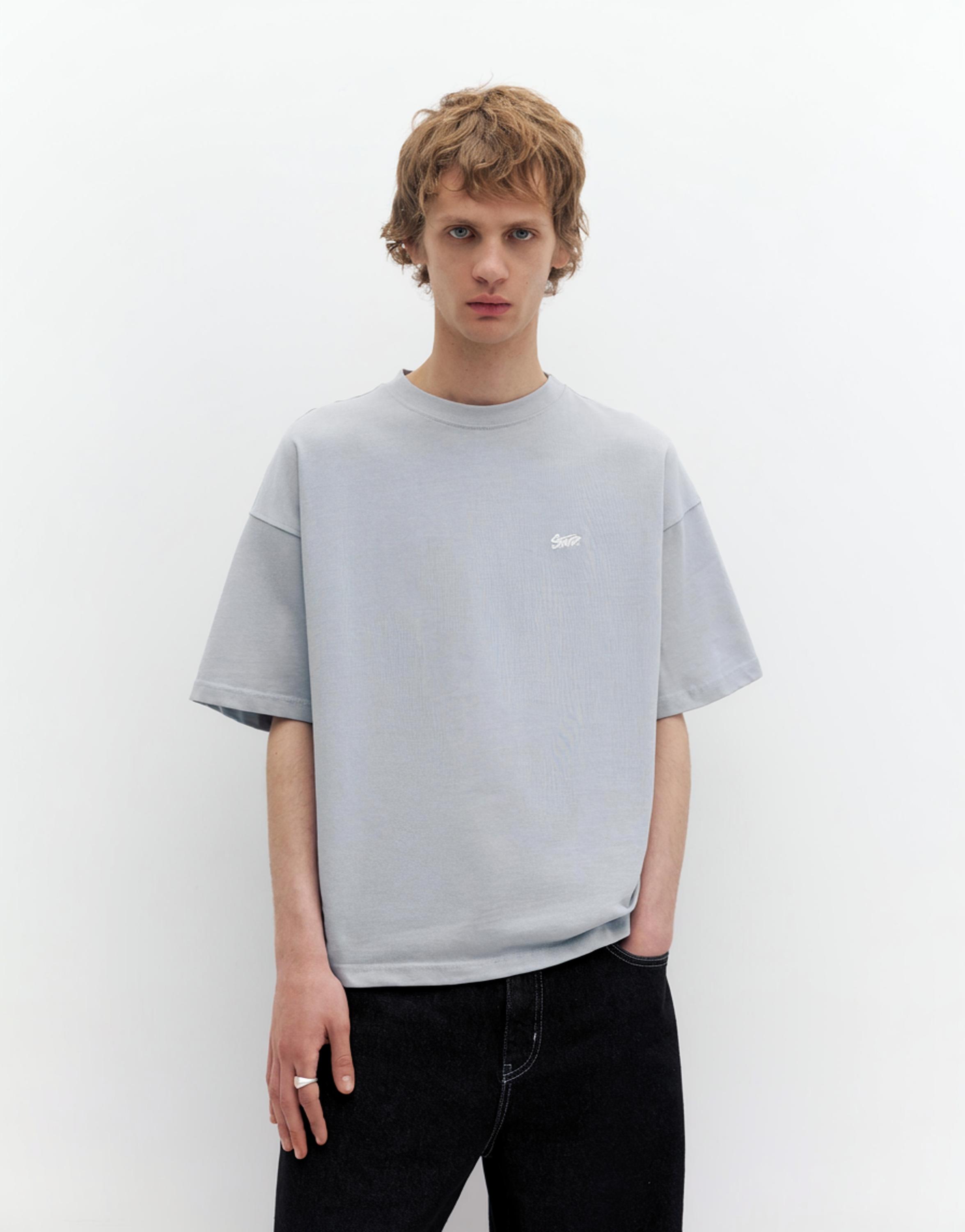 STWD logolu boxy tişört - Görsel 22