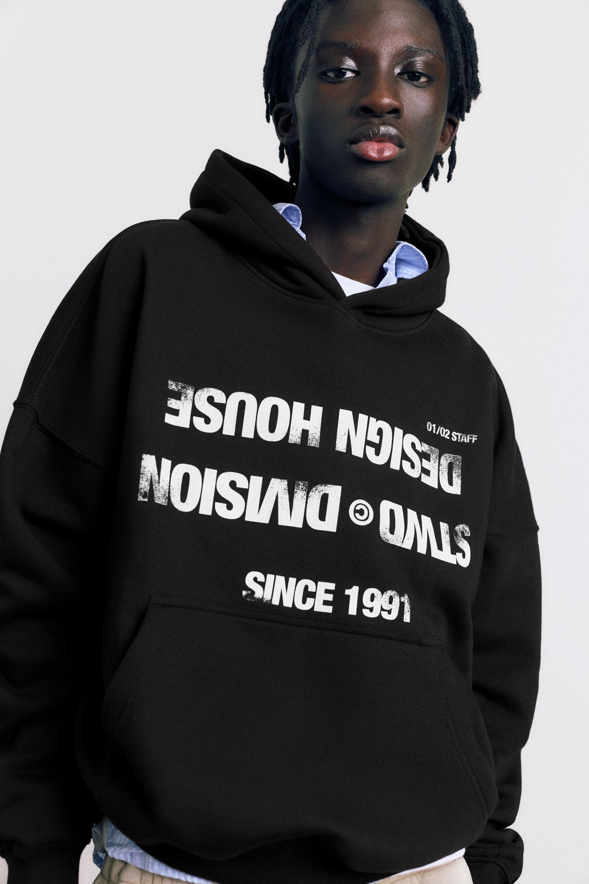 STWD Division kapüşonlu sweatshirt - Görsel 4