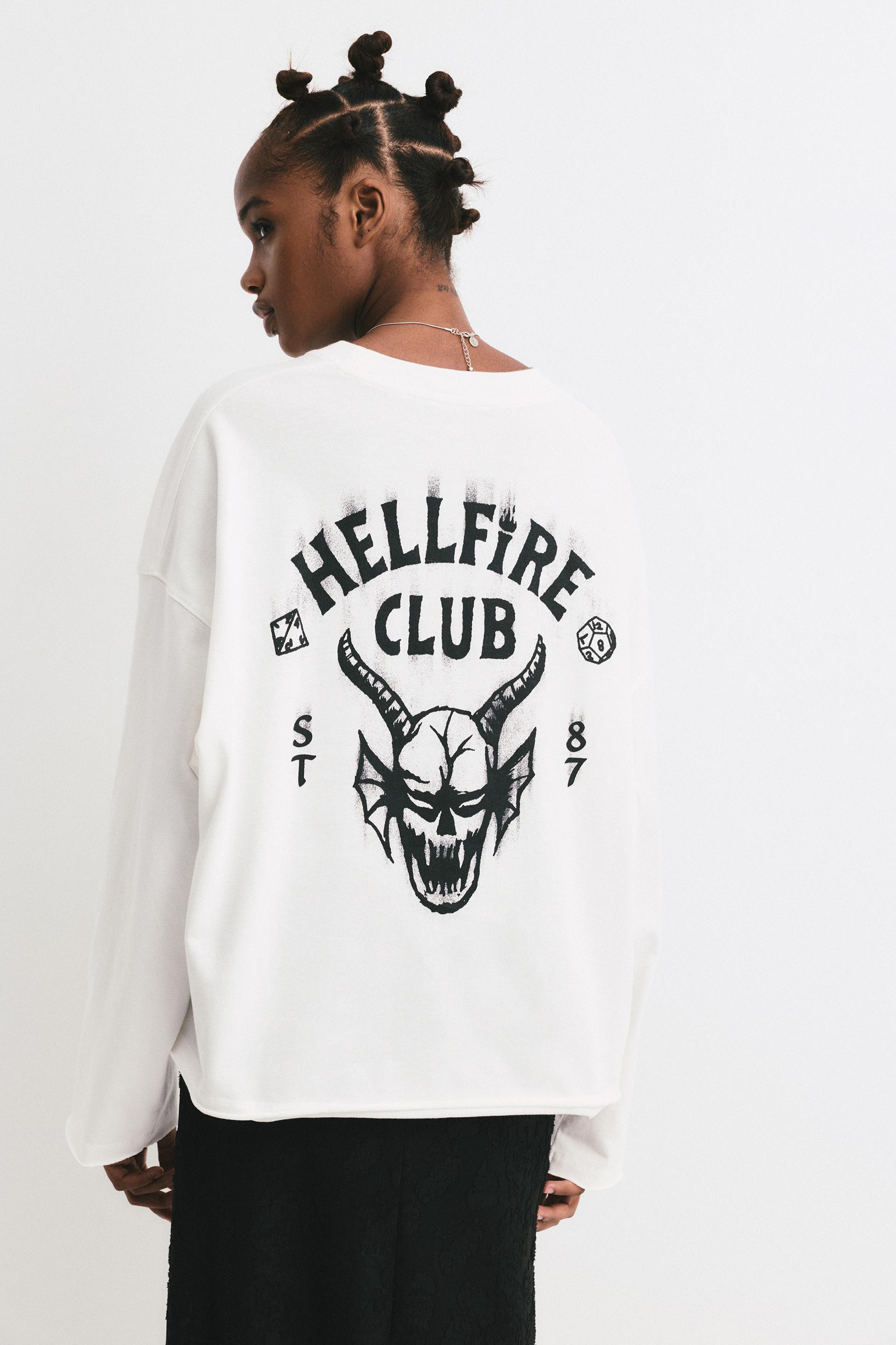 Panadero Camiseta Manga Larga Calavera Hombre Playera Stranger