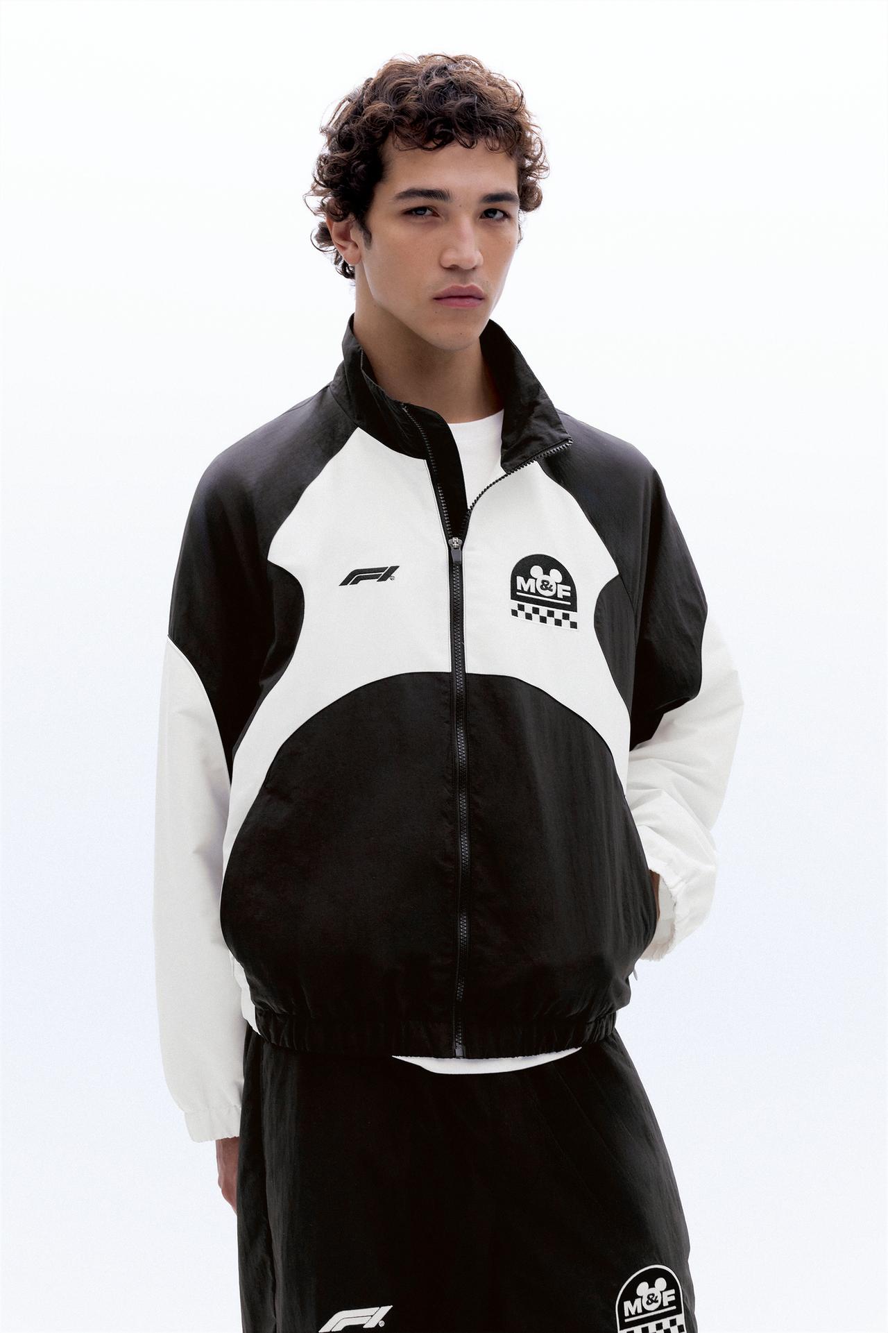 Disney x F1 lightweight tracksuit jacket — Black