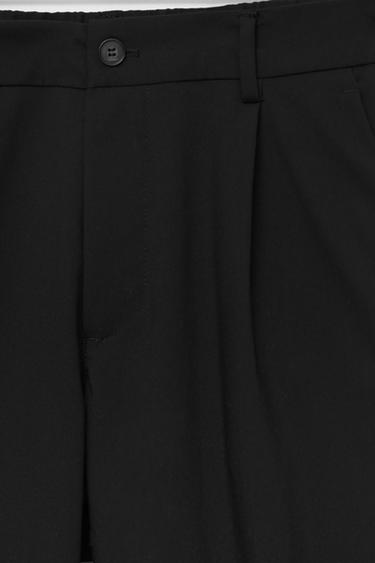 Wide-leg tailored trousers — Black 8
