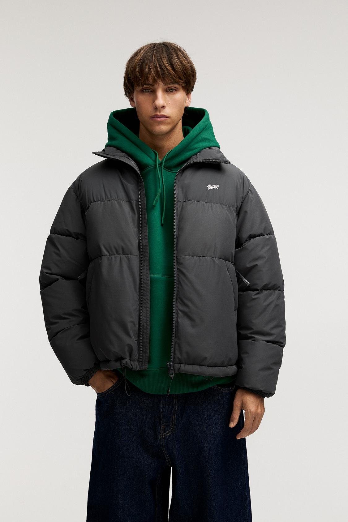 Puffer Jacket With Pull And Bear Giubbotti Invernali Jacket Pull