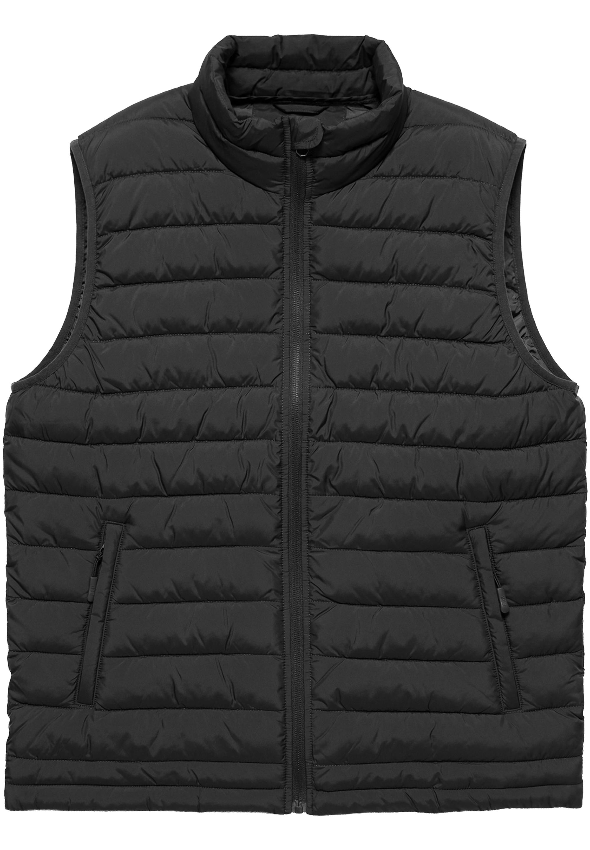 Quilted gilet — Black