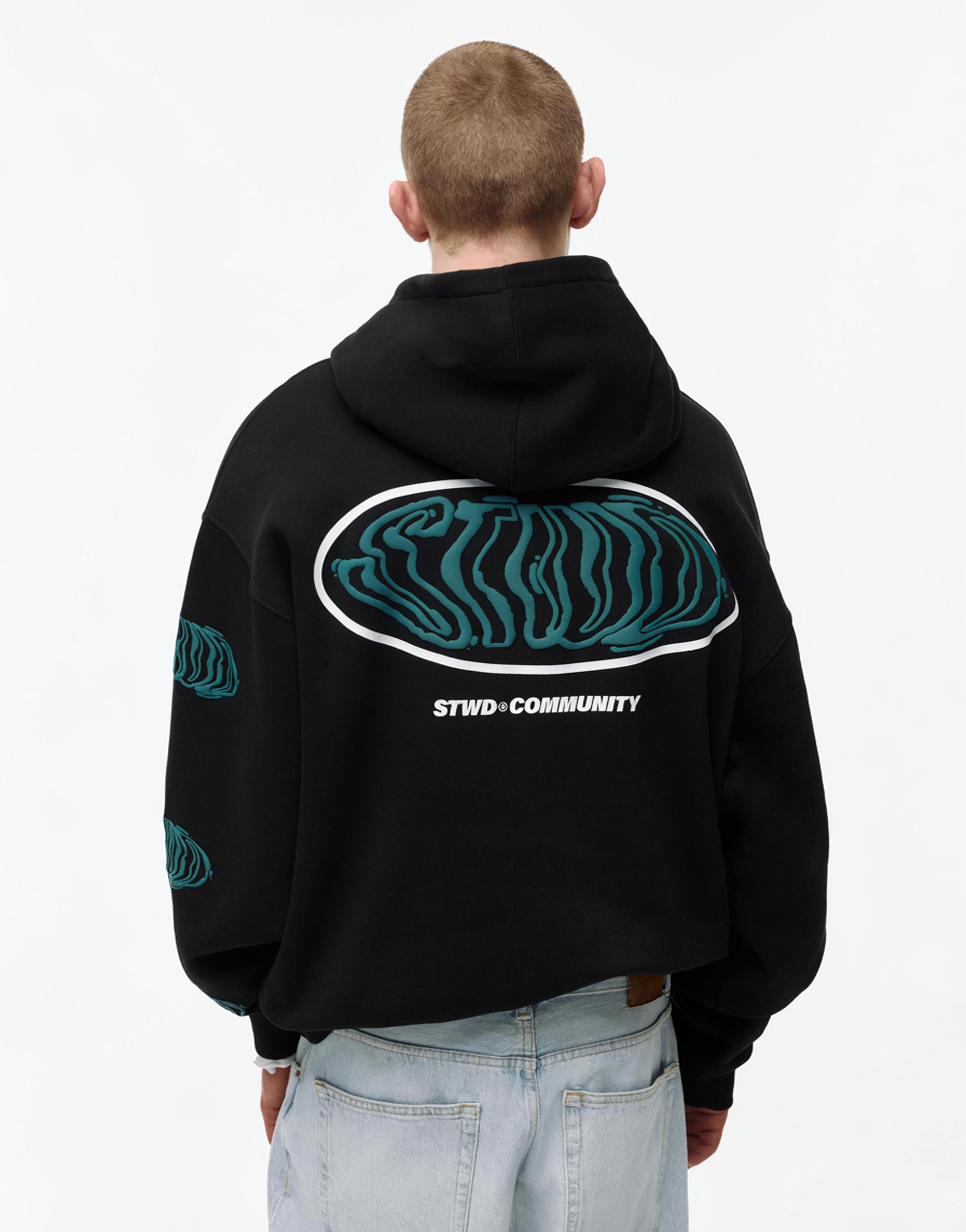 STWD Community hoodie — Black
