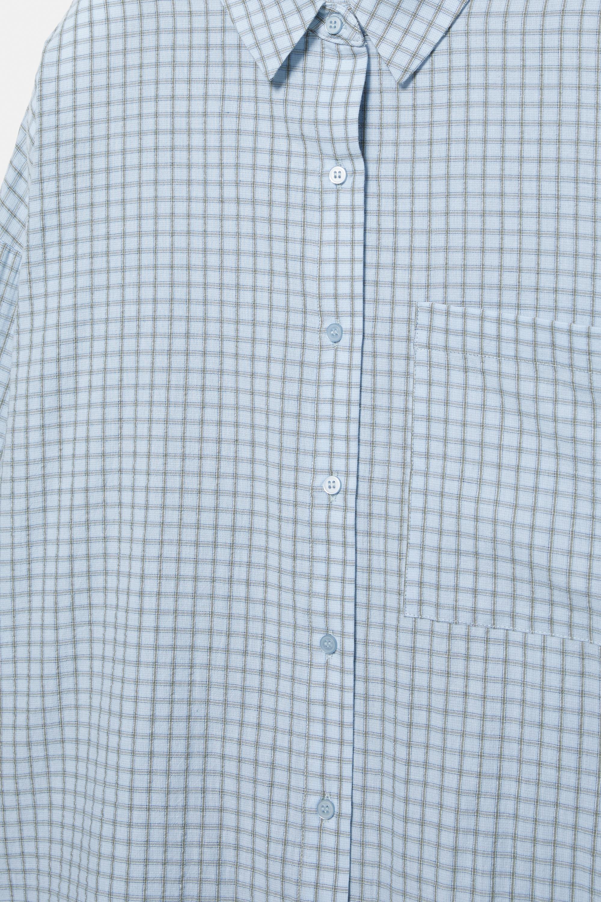 Kareli cepli gömlek - Görsel 2