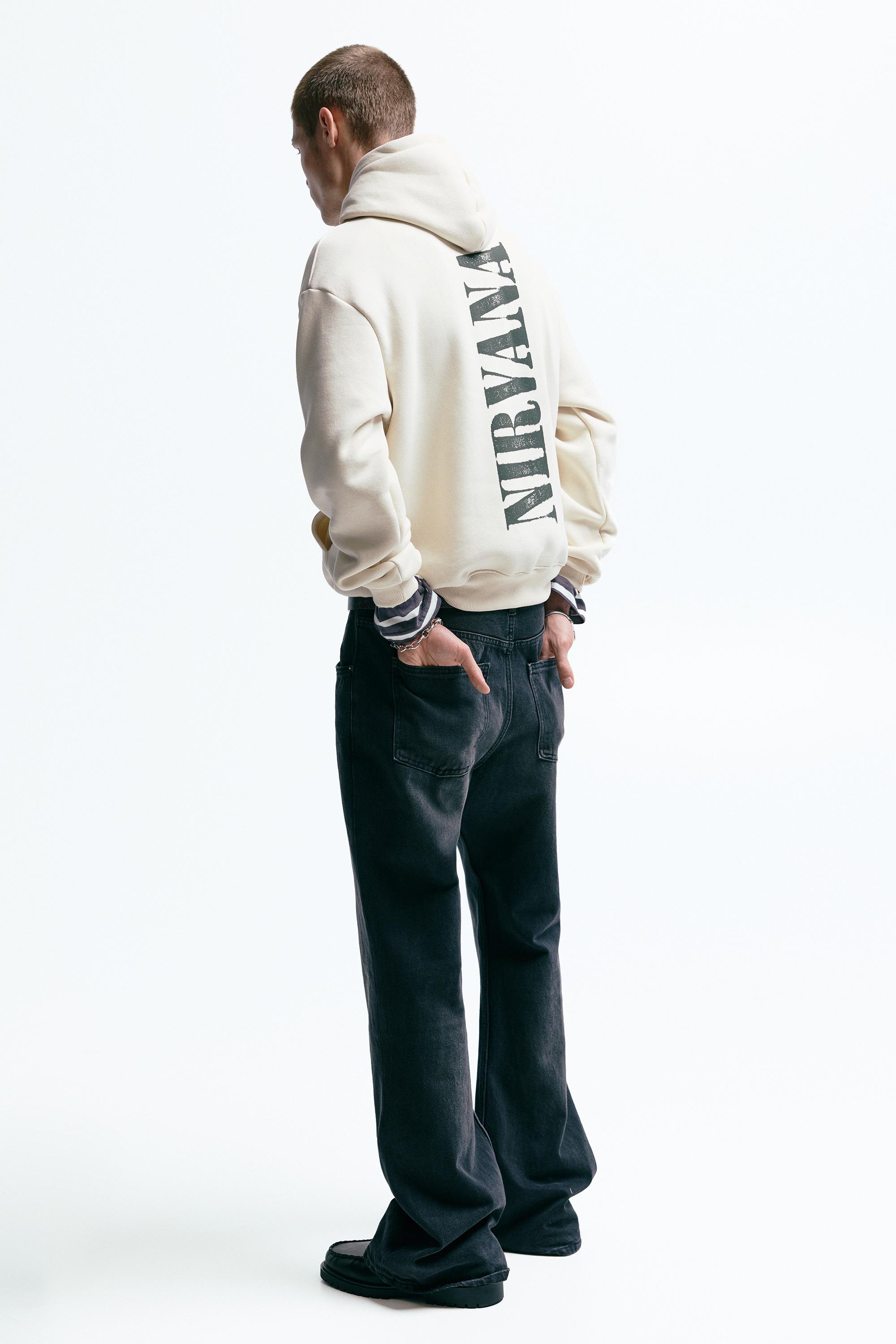 Nirvana kapüşonlu sweatshirt - Görsel 10