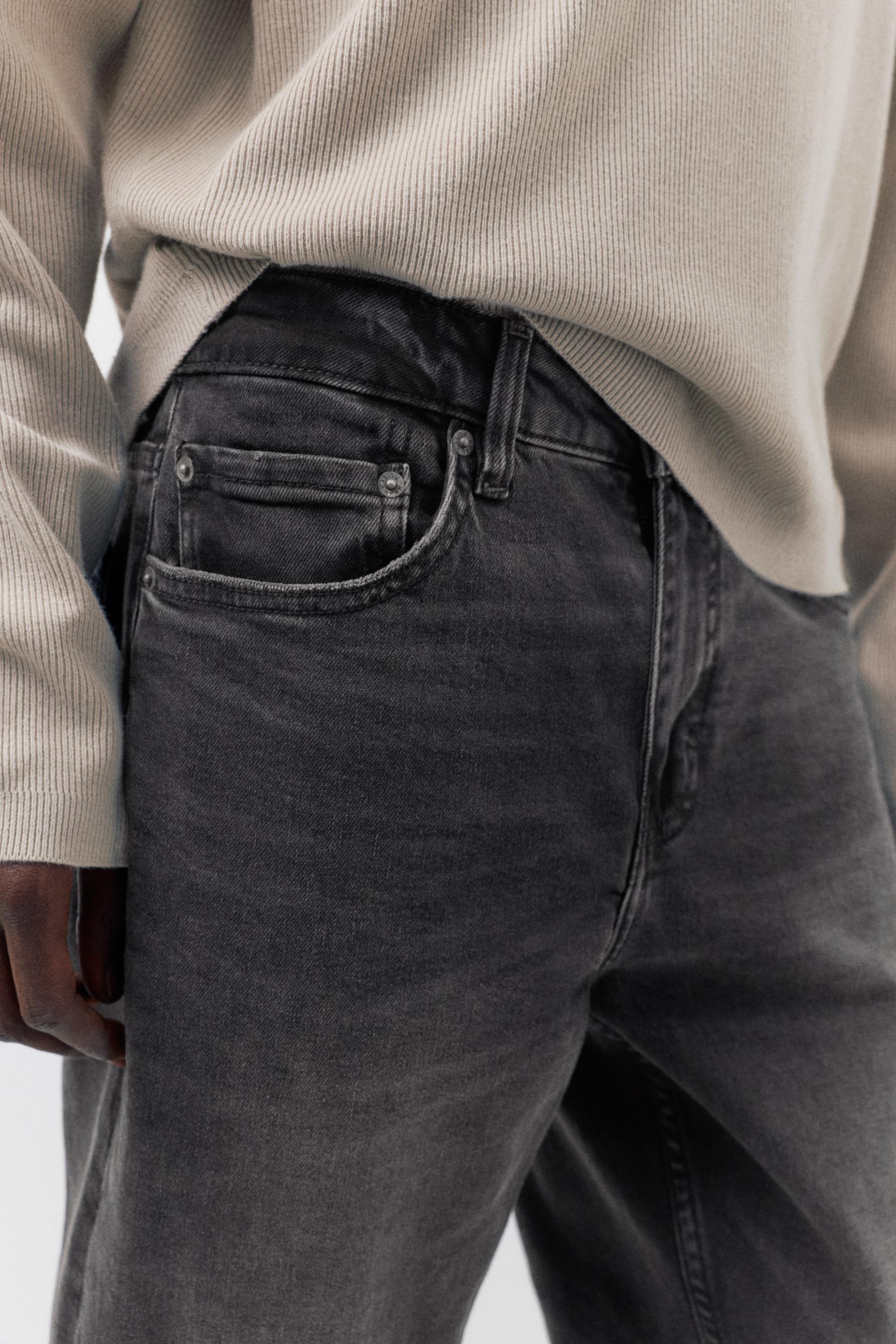 Slim fit jeans — Faded black