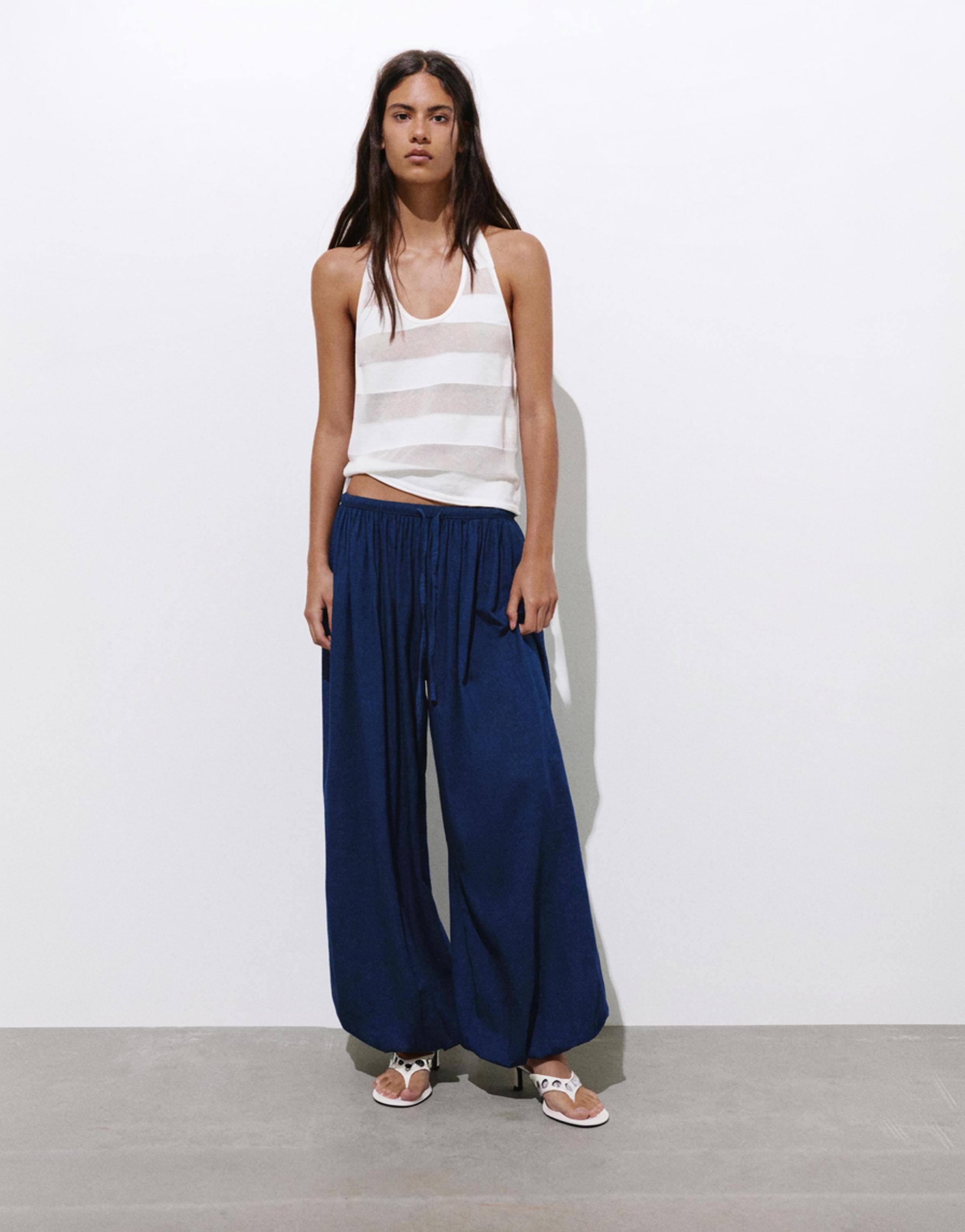 Sarouel trousers — Dark blue