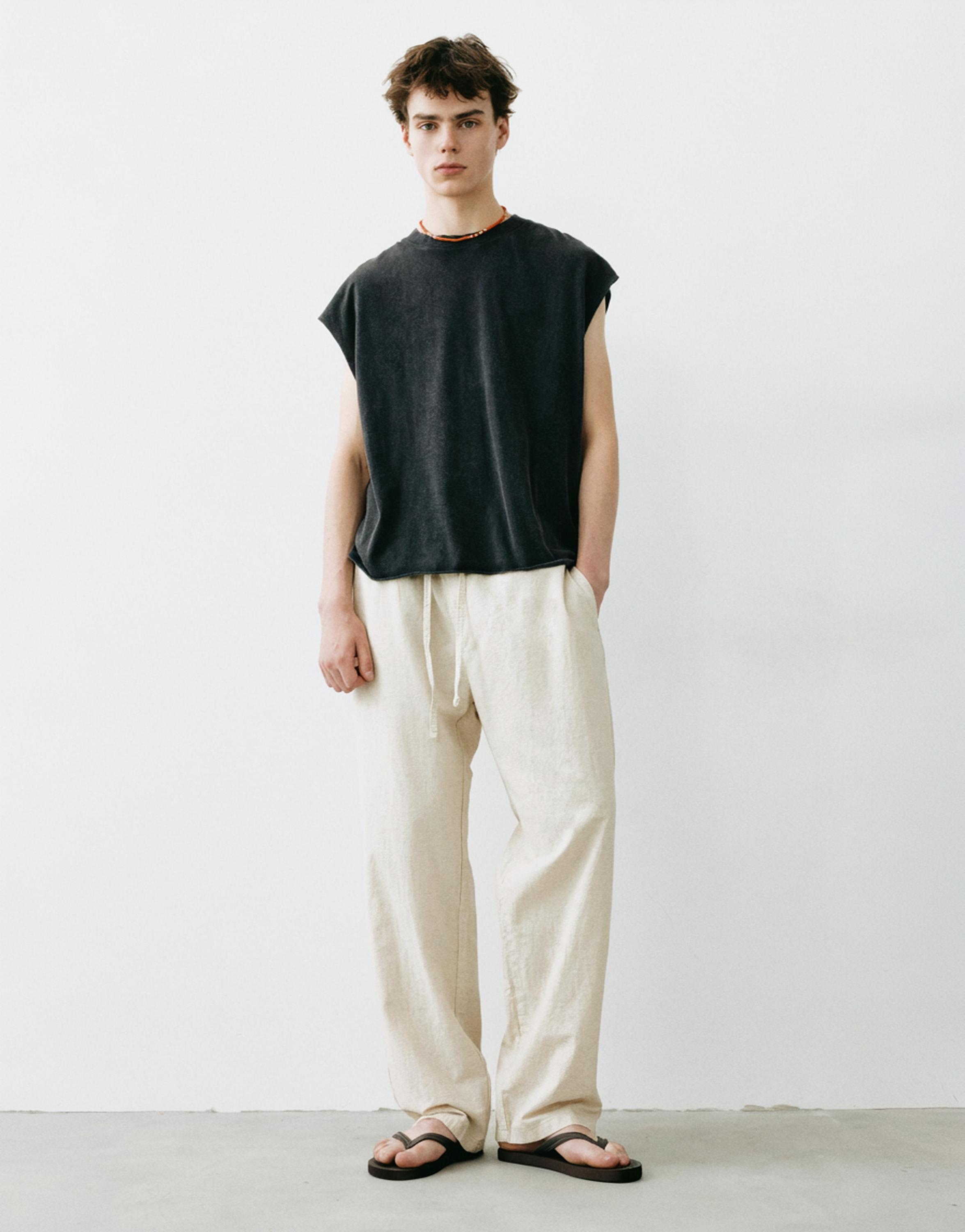 Rustic joggers — Beige