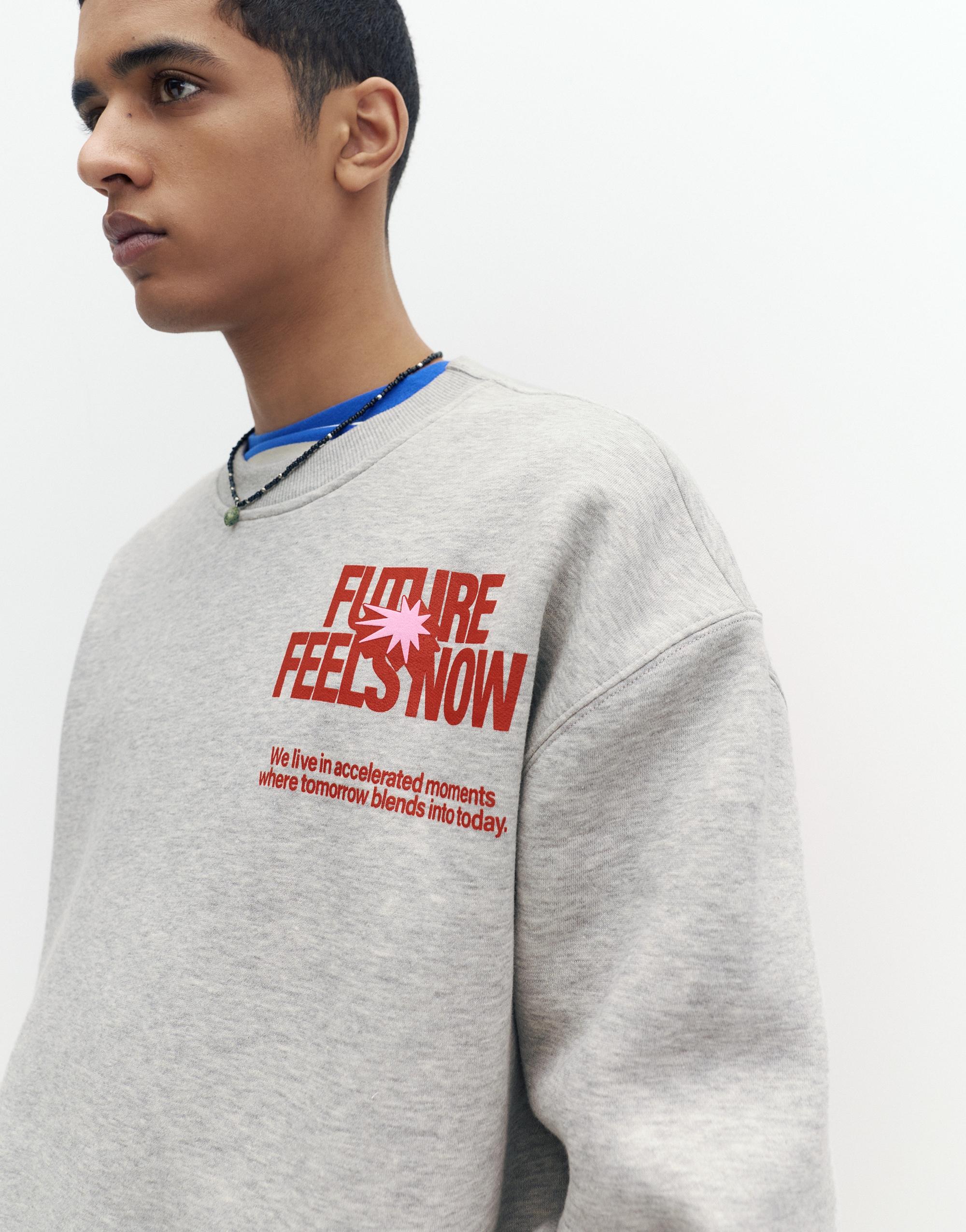 Gri Future sweatshirt - Görsel 27