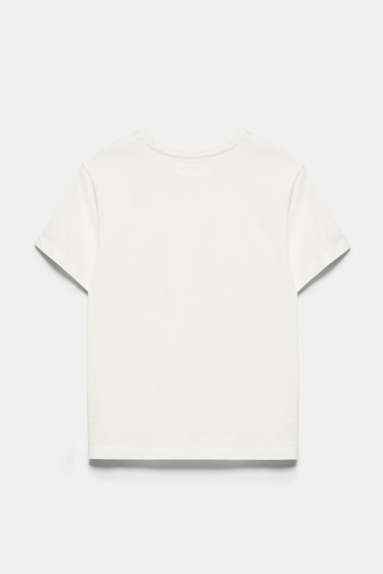 Tahiti floral T-shirt — Ice