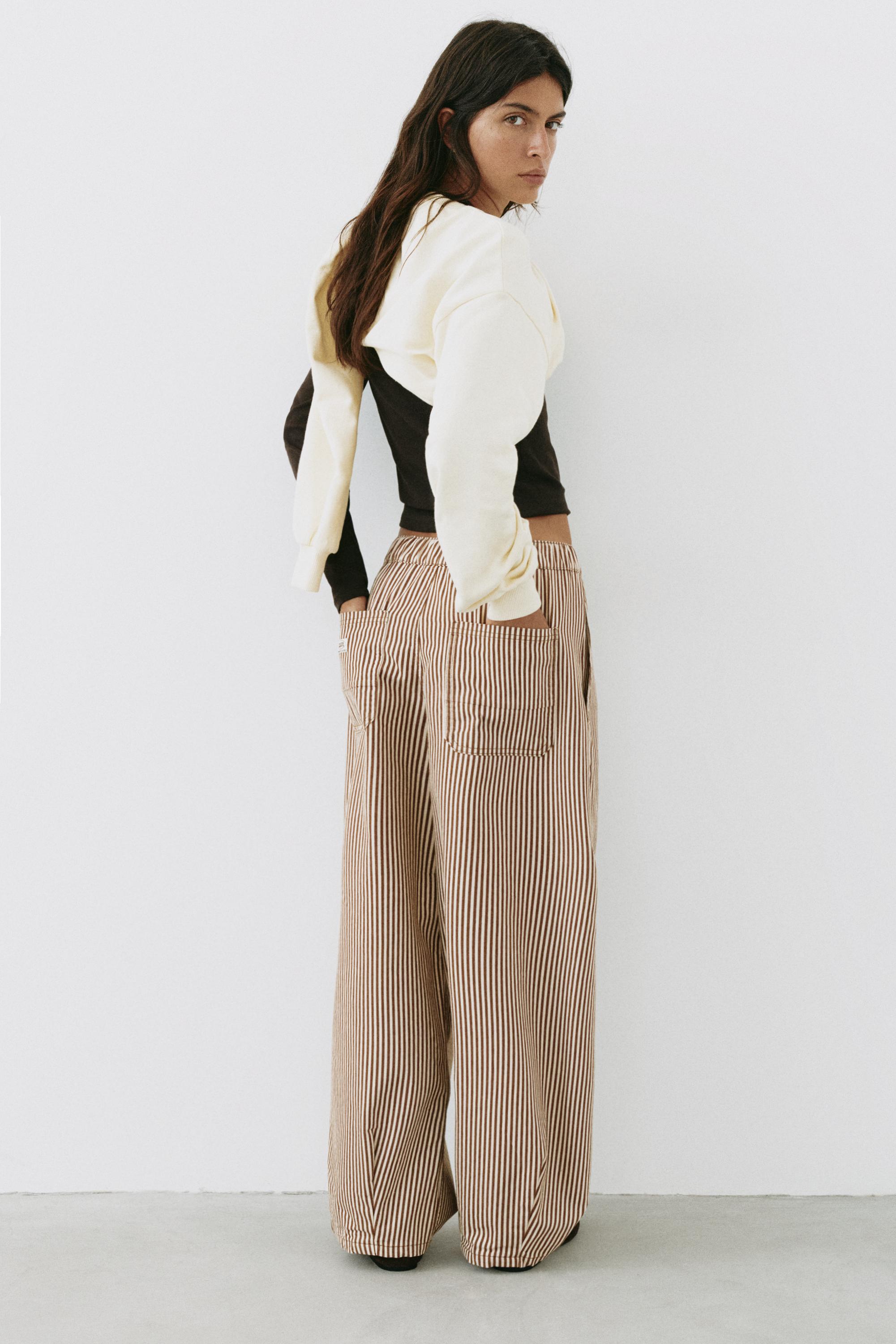 Barrel trousers — Beach sand