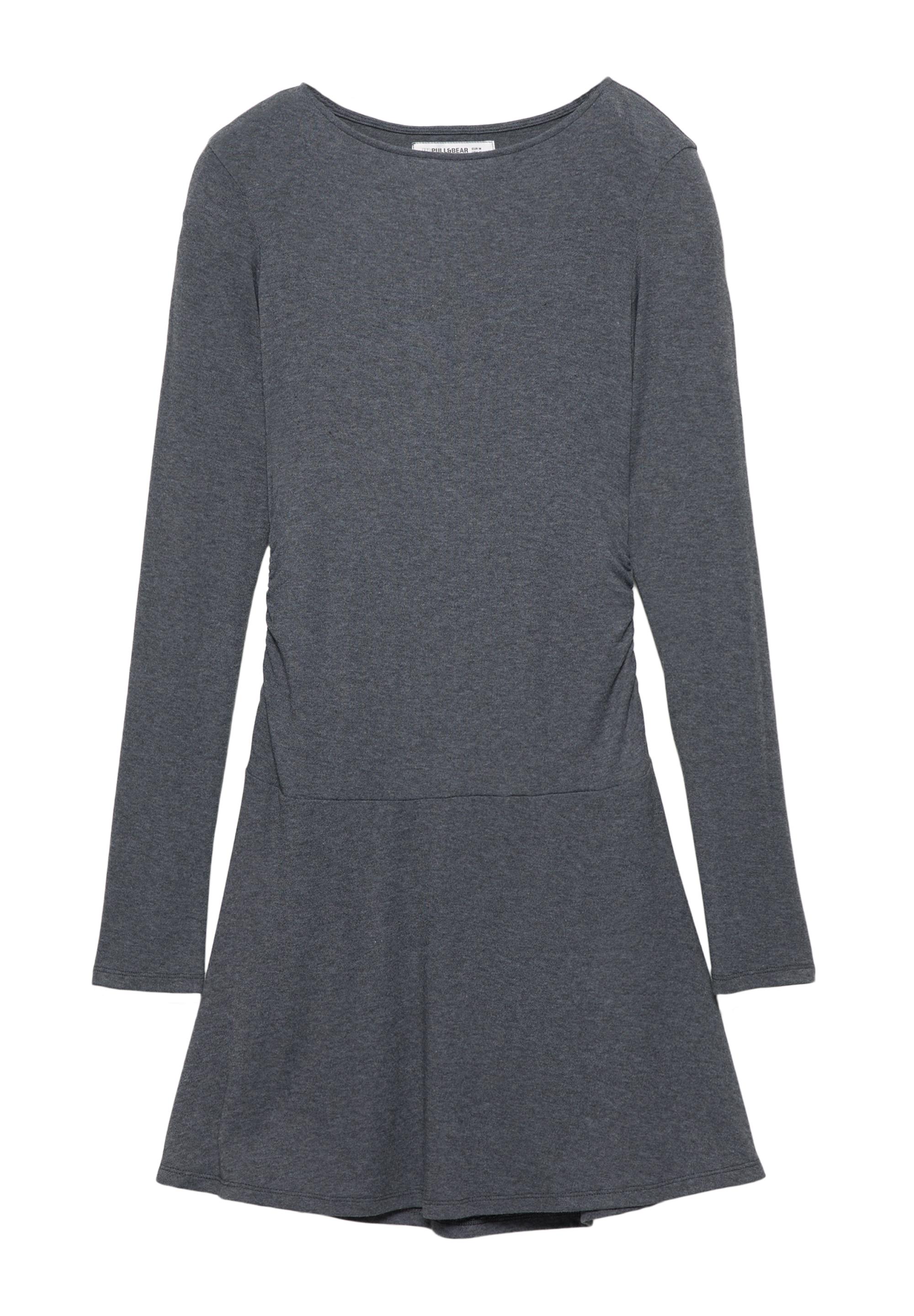 Soft touch short dress — Anthracite grey