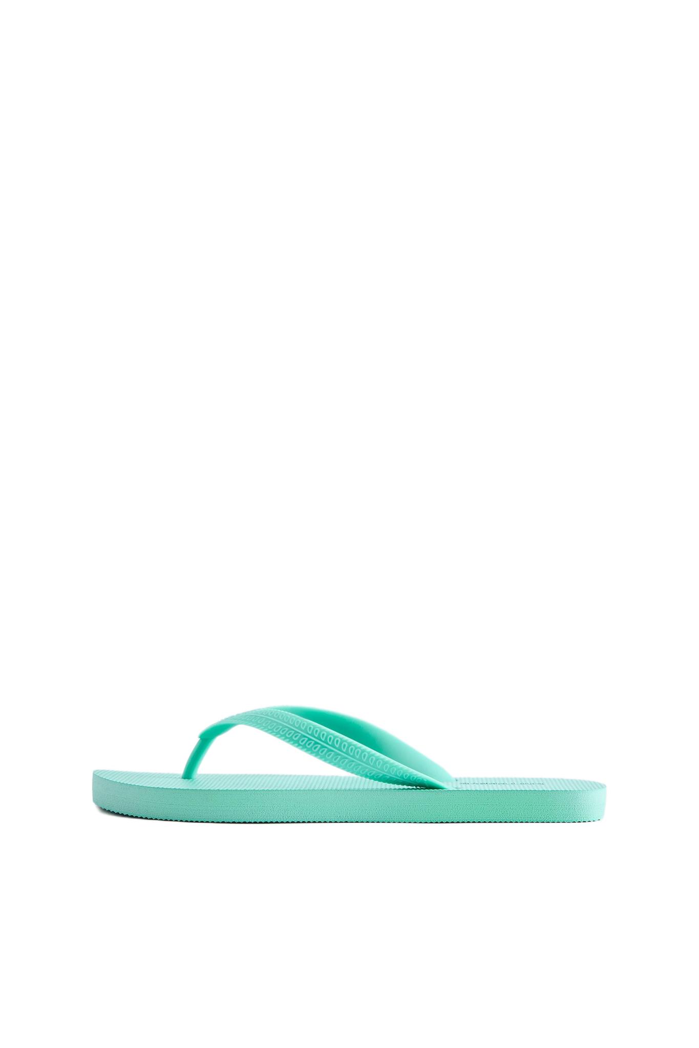 Flat sandals — Turquoise