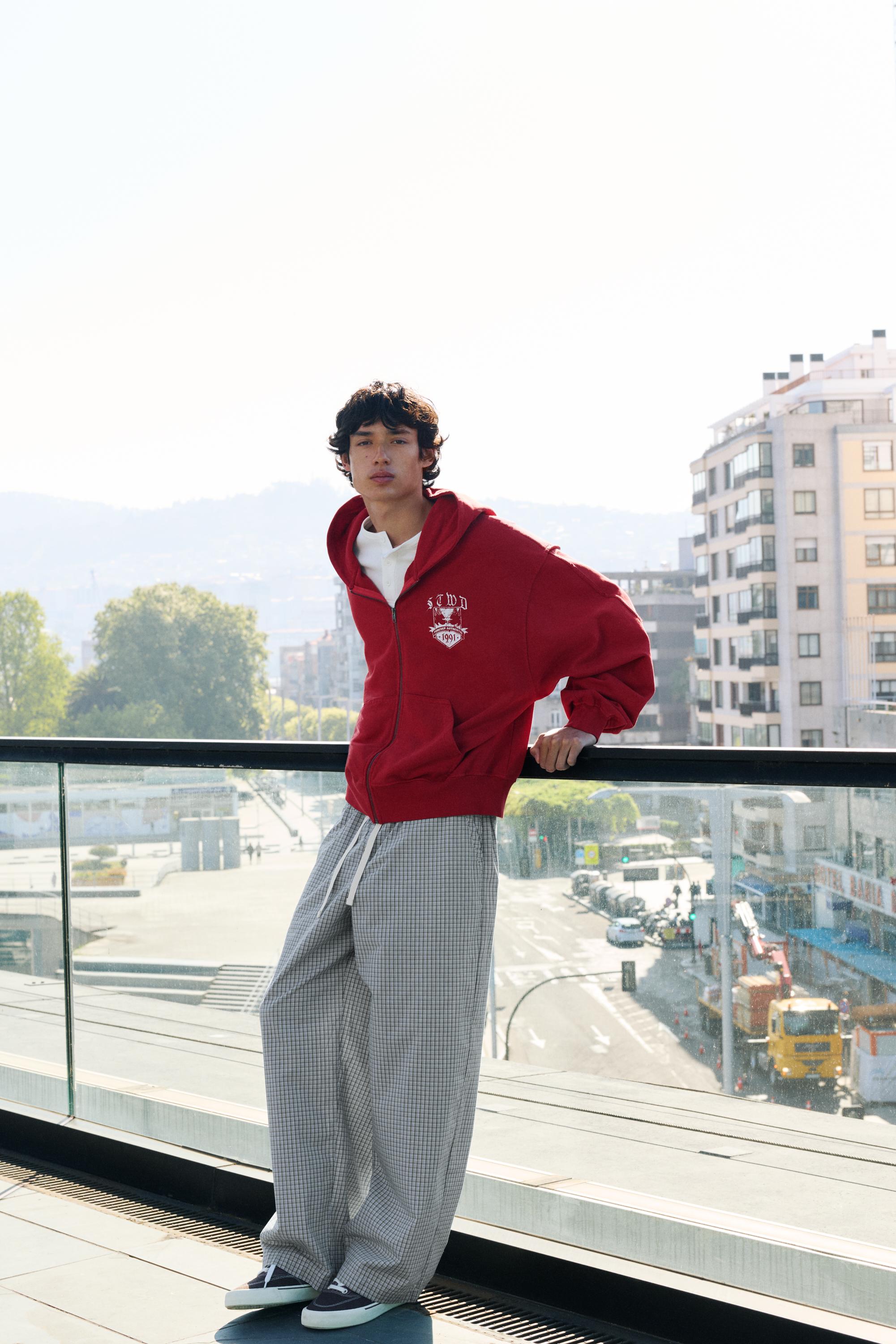 Kareli jogger pantolon - Görsel 16