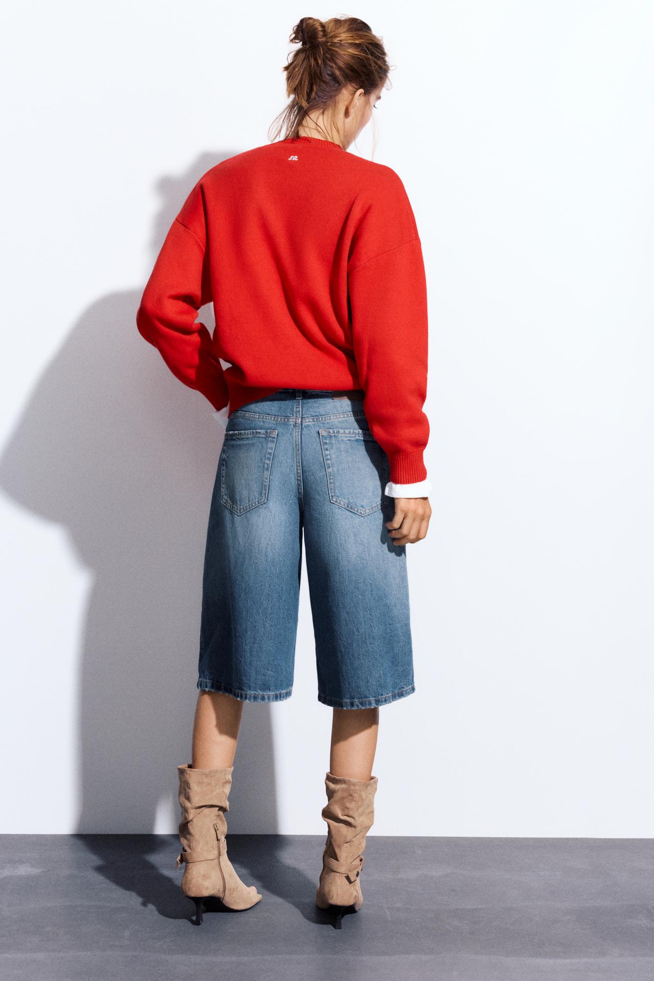 Red star number jumper — Red