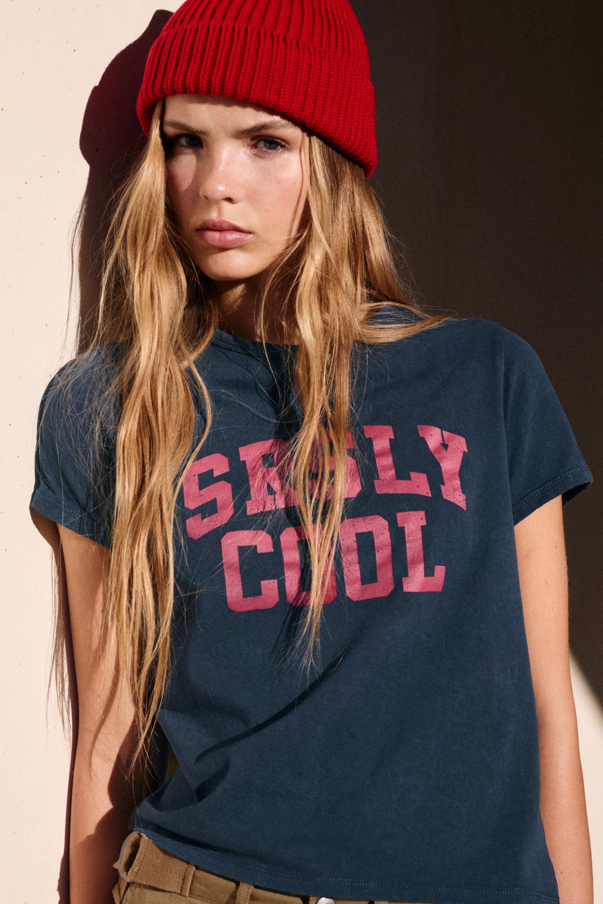 Pull&Bear Grafik baskılı tişört görsel 7