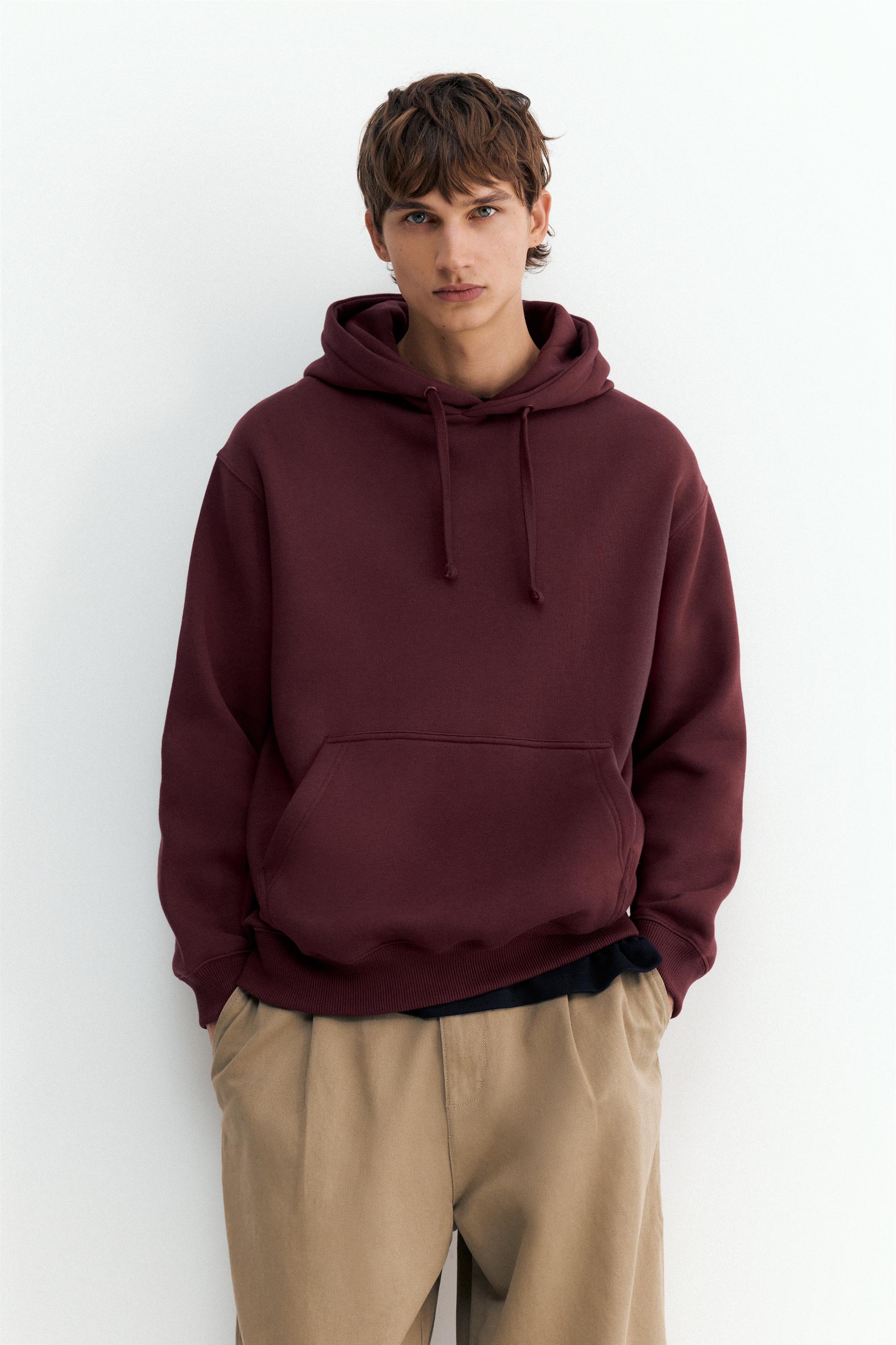 Basic hoodie — Burgundy