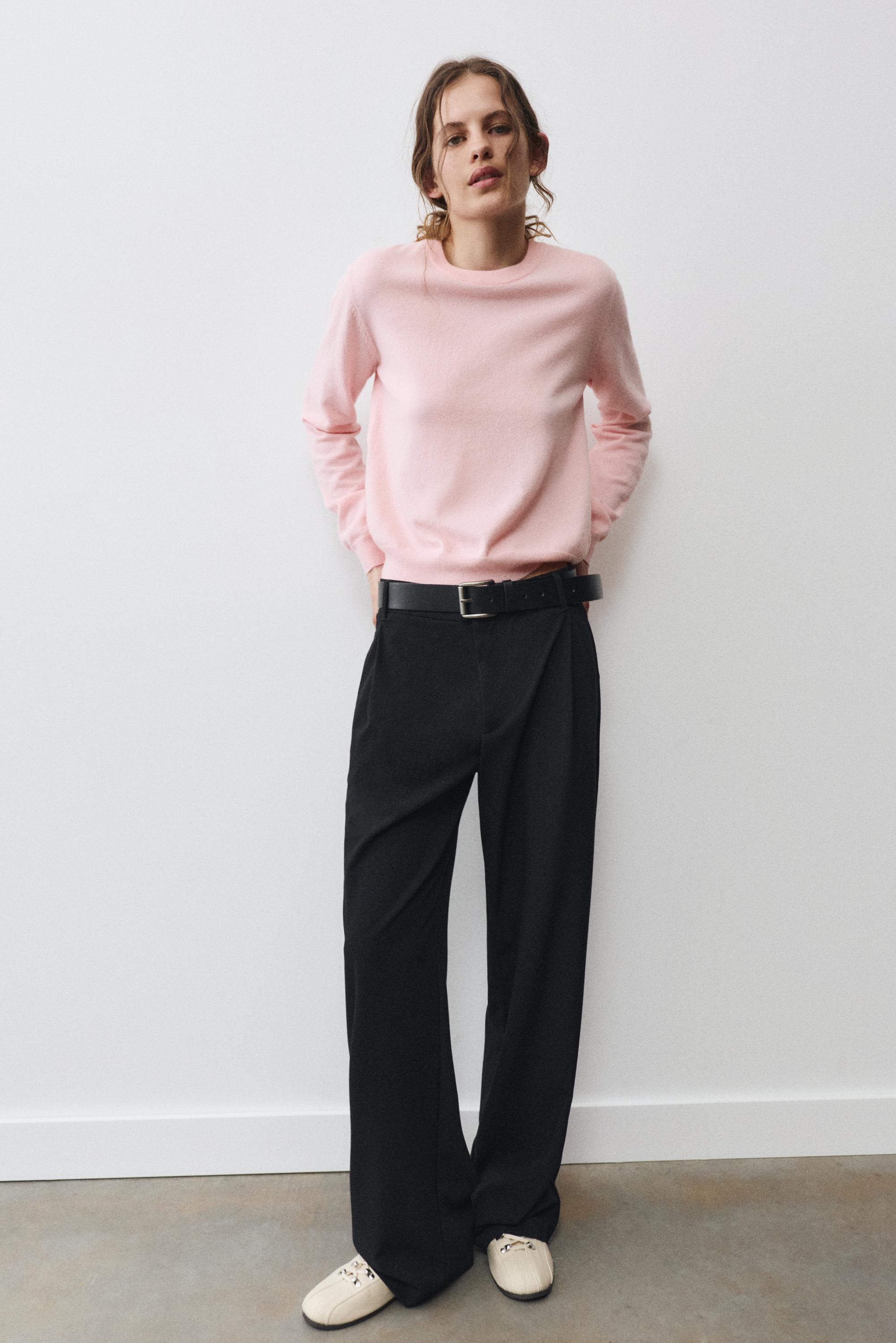 Soft knit jumper — Pastel pink