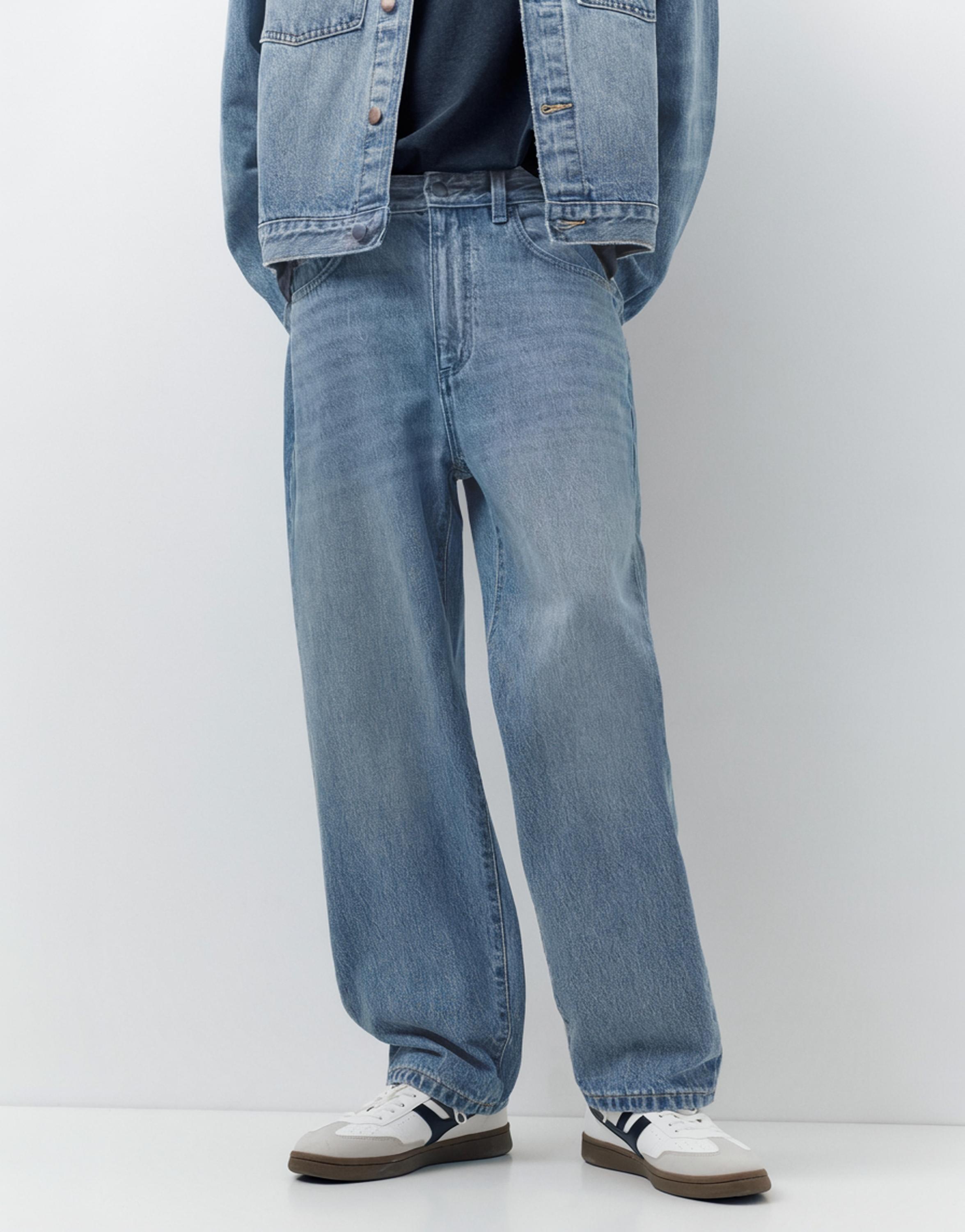 Baggy jeans — Medium blue